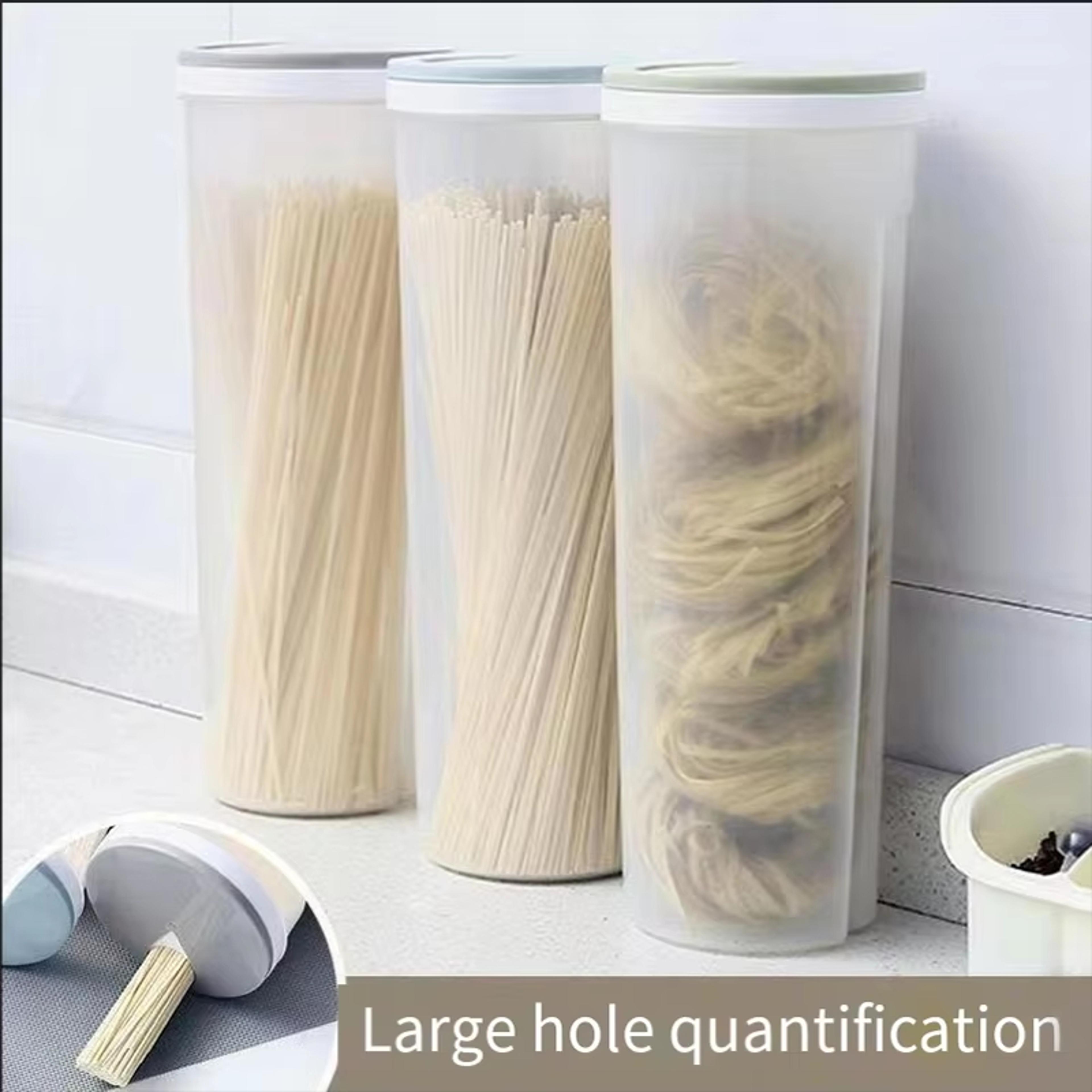 Noodle Storage Container With Quantitative Divider For Kitchen Organization 2