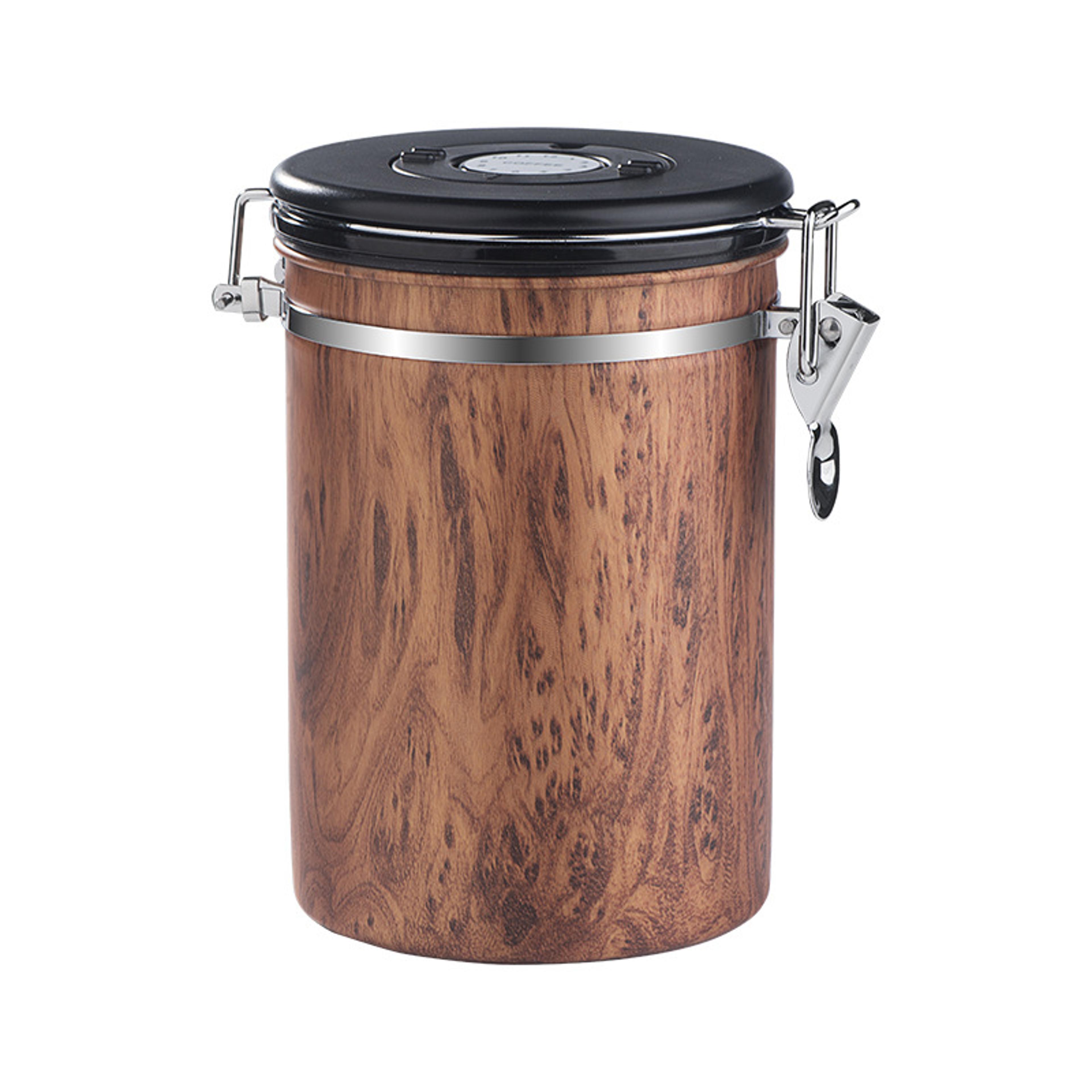 Stainless Steel Airtight Coffee Bean Storage Container With Moisture Proof Kitchen Canister 7