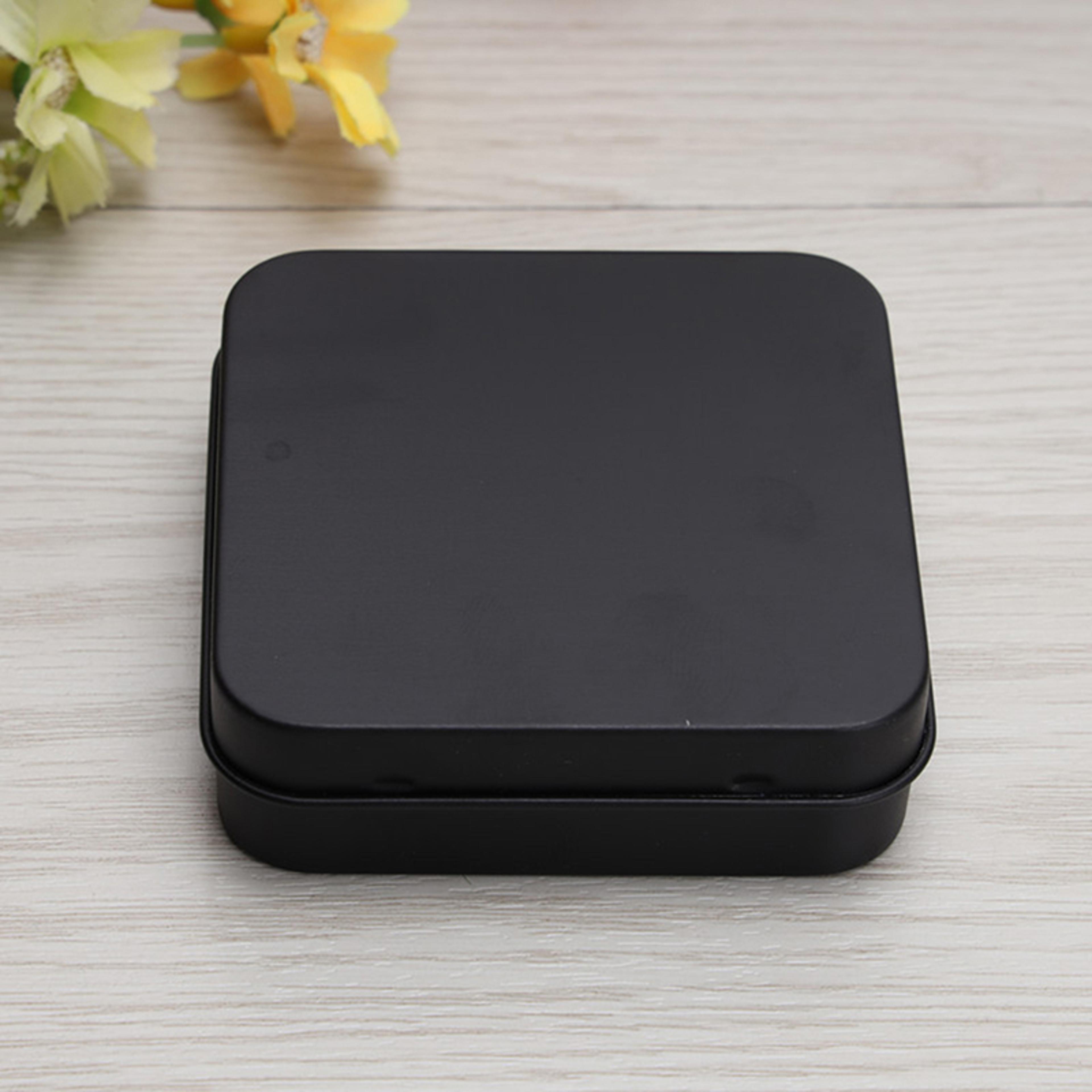 Mini Metal Tin Box Portable Hinged Storage Case For Small Items 5