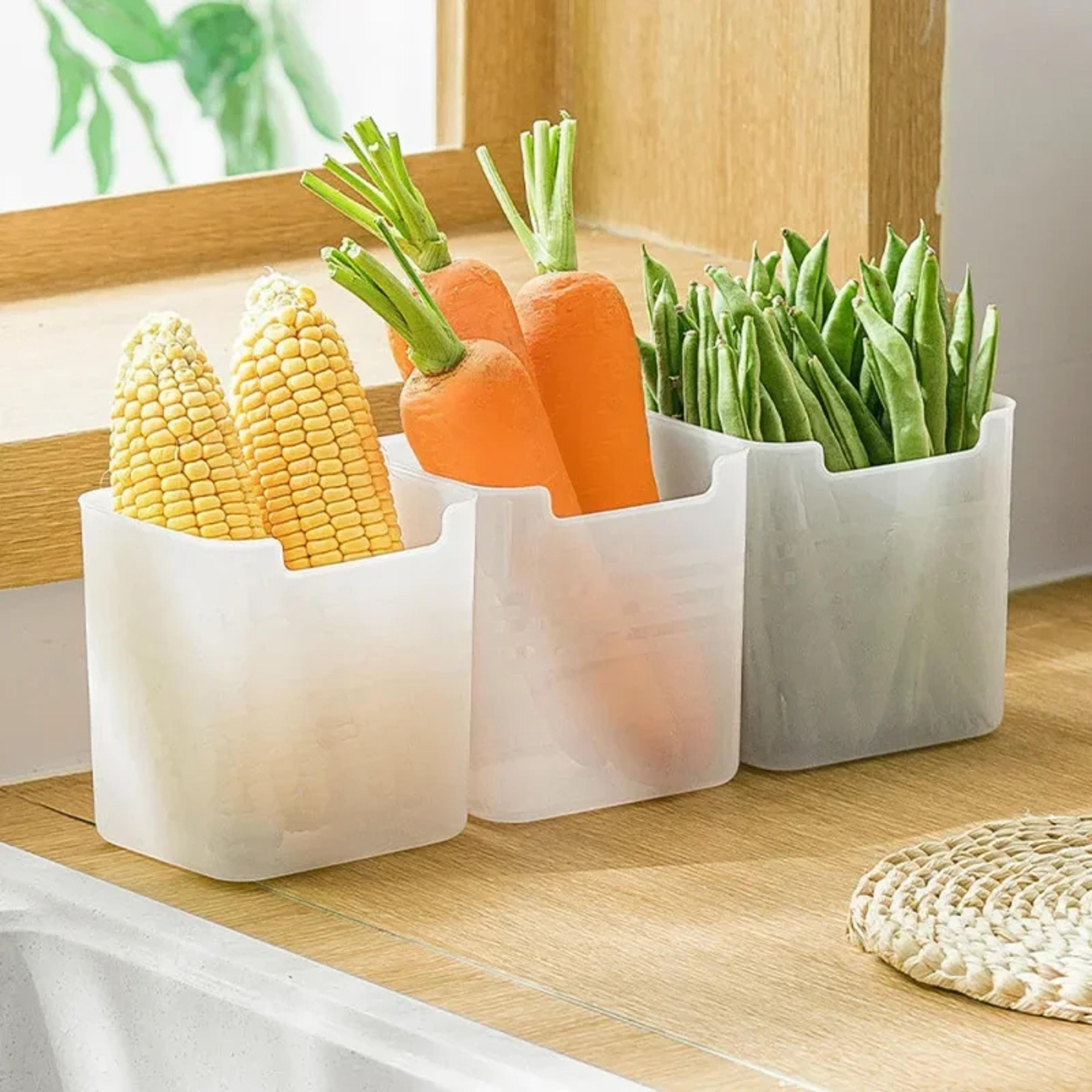 Refrigerator Organizer Bins For Fruit And Vegetable Storage 0