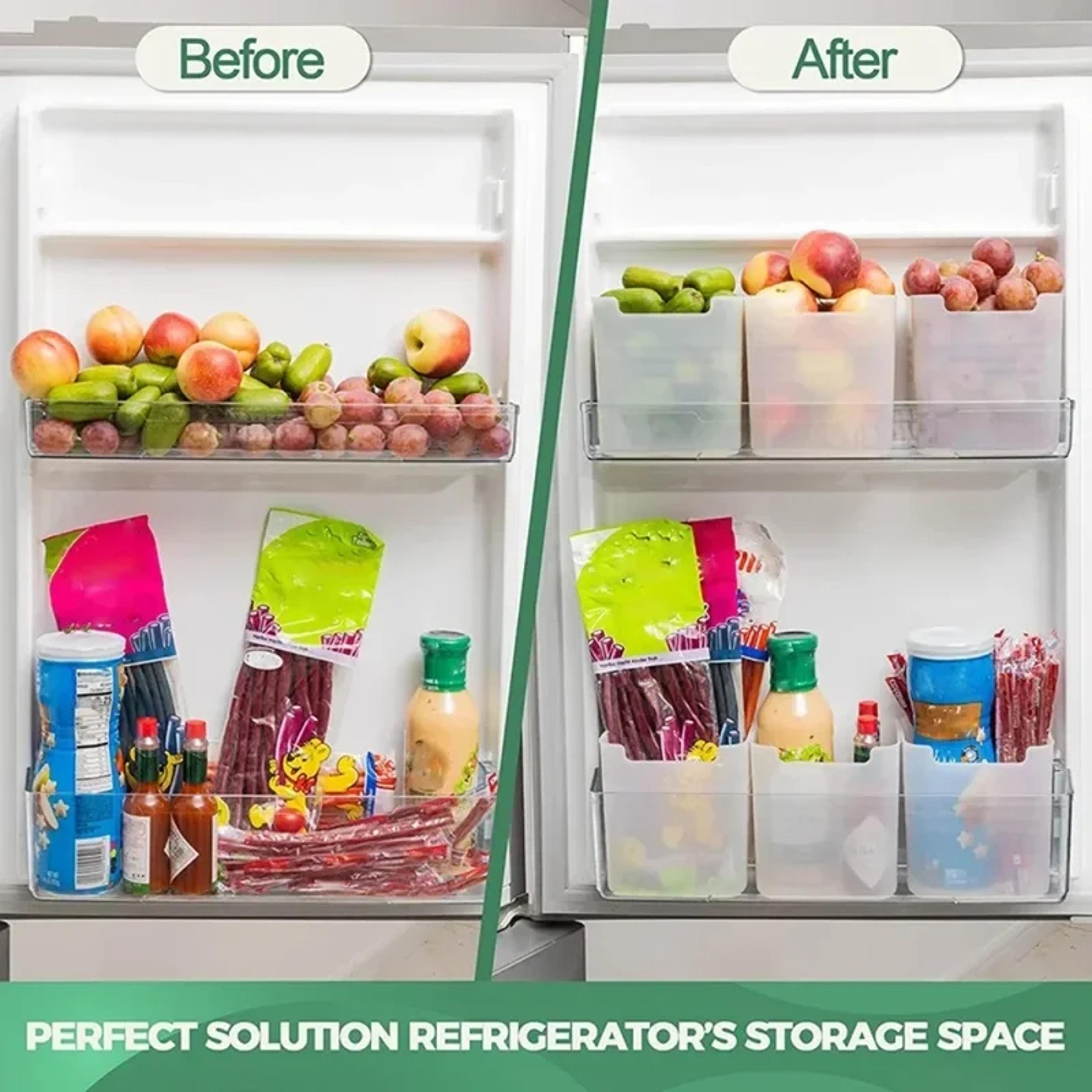 Refrigerator Organizer Bins For Fruit And Vegetable Storage 4