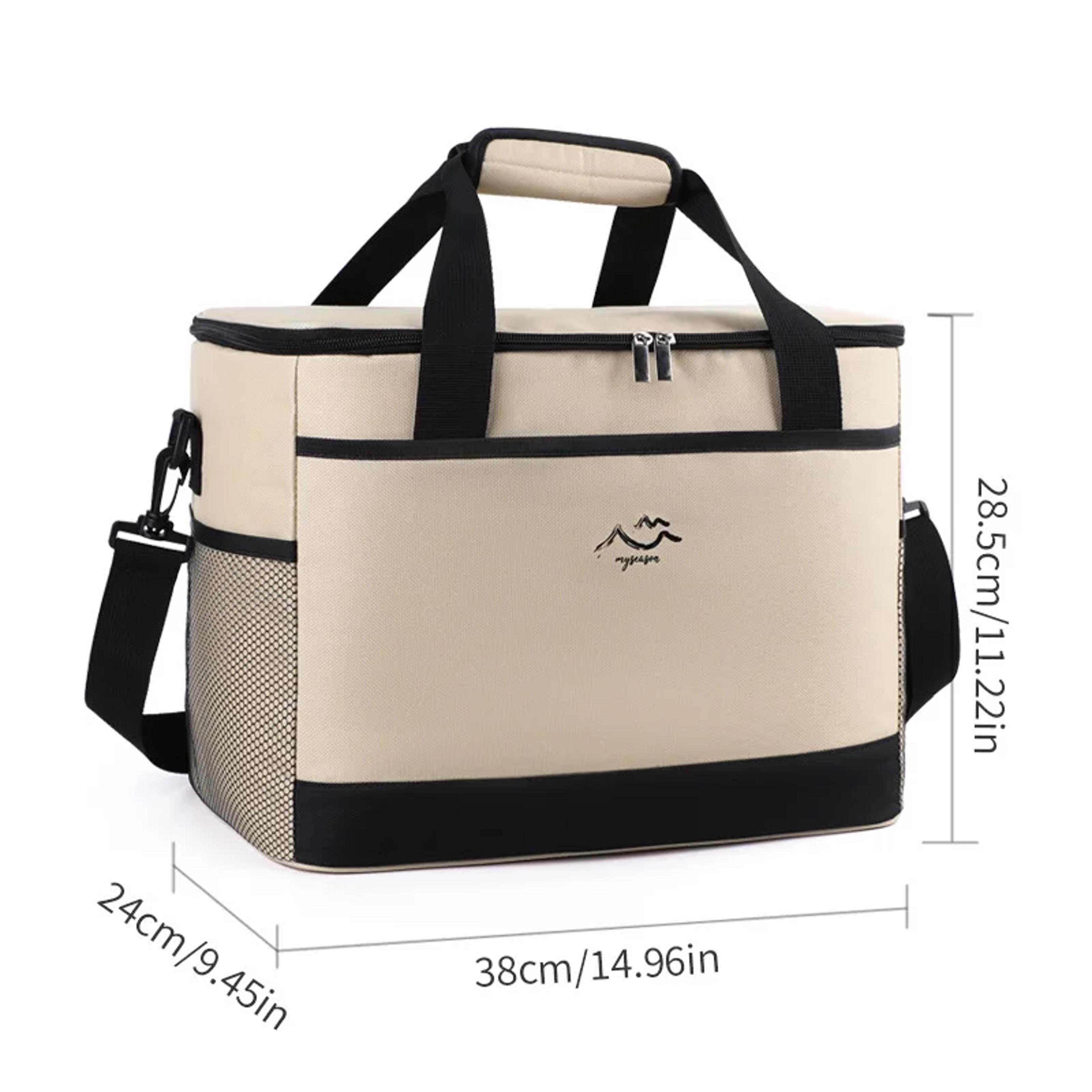 Insulated Cooler Bag Large Picnic Cooler Bag For Camping Beach And Travel 5