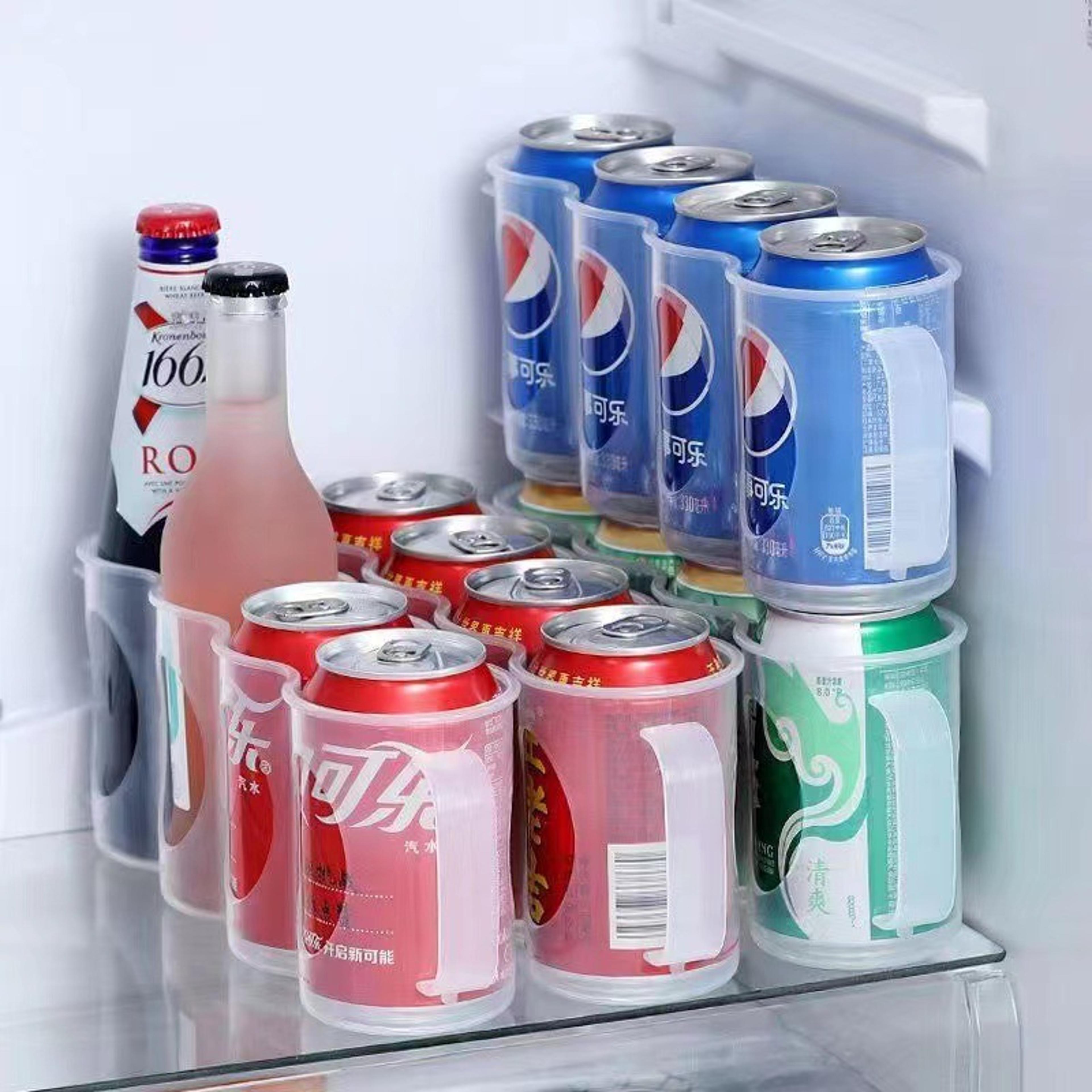 Beer Soda Drink Can Storage Box Kitchen Fridge Drink Bottle Holder Fridge Refrigeration Storage Org 4