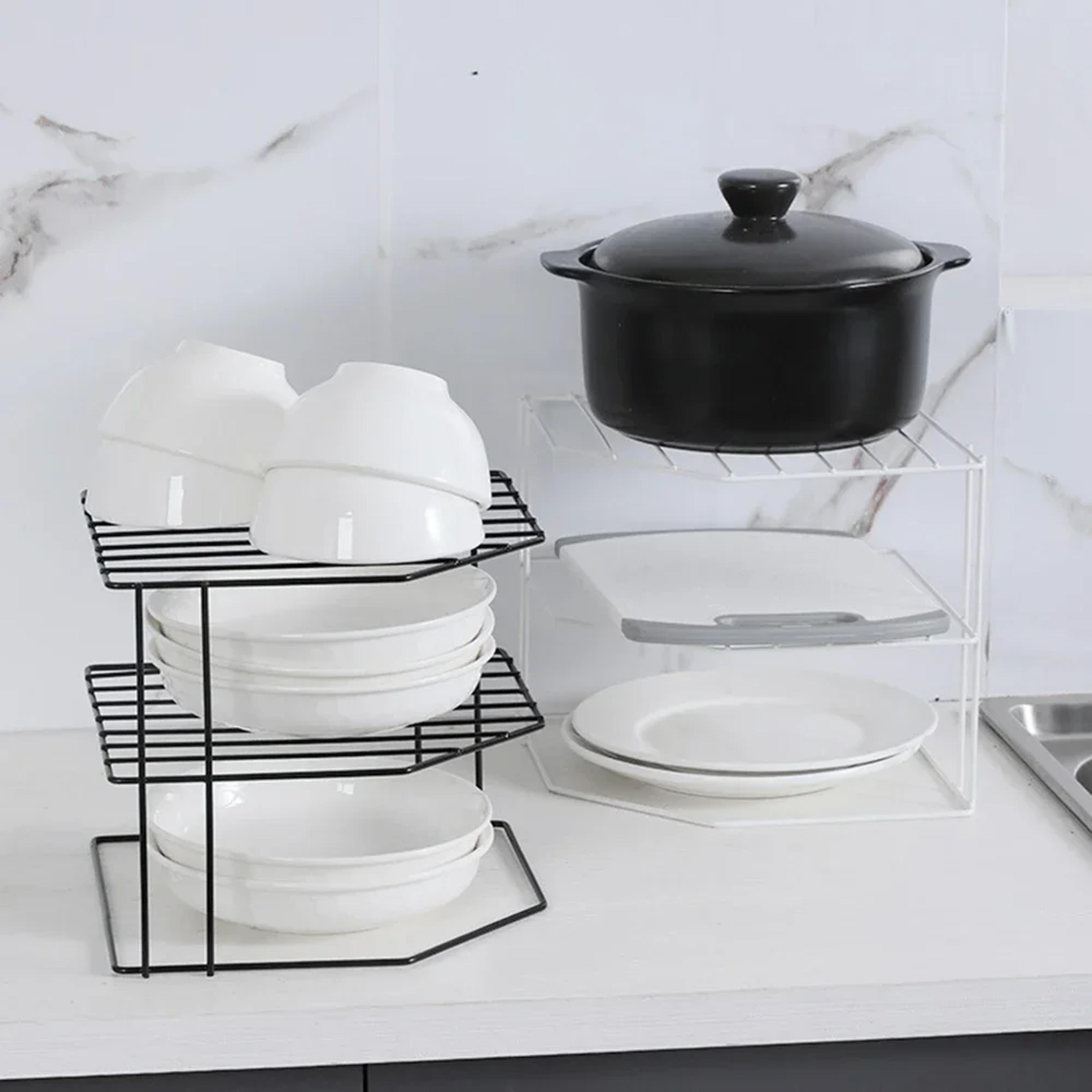 Corner Shelf Kitchen Countertop Organizer And Spice Rack 1
