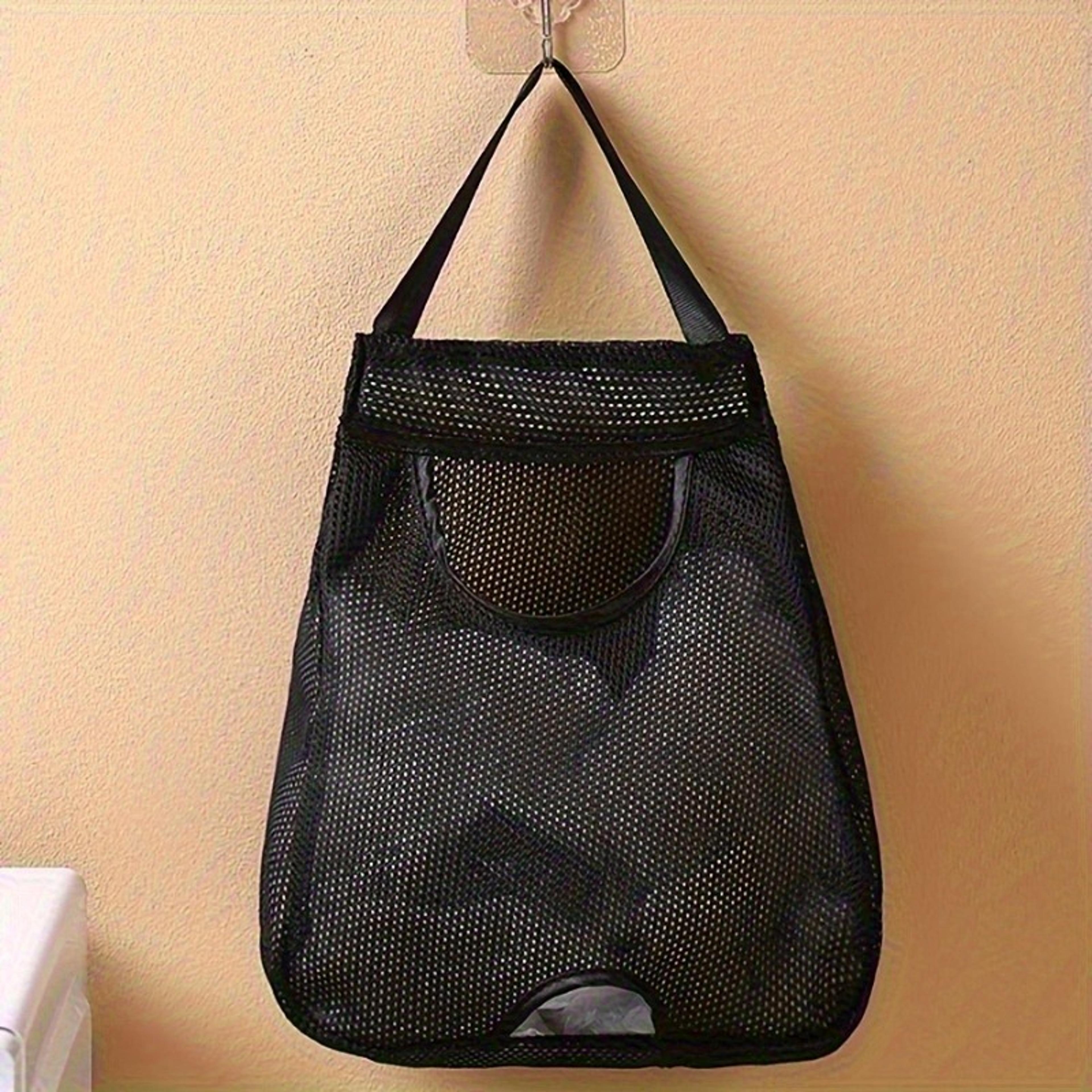Space Saving Wall Mounted Plastic Bag Holder And Mesh Bag Dispenser 1