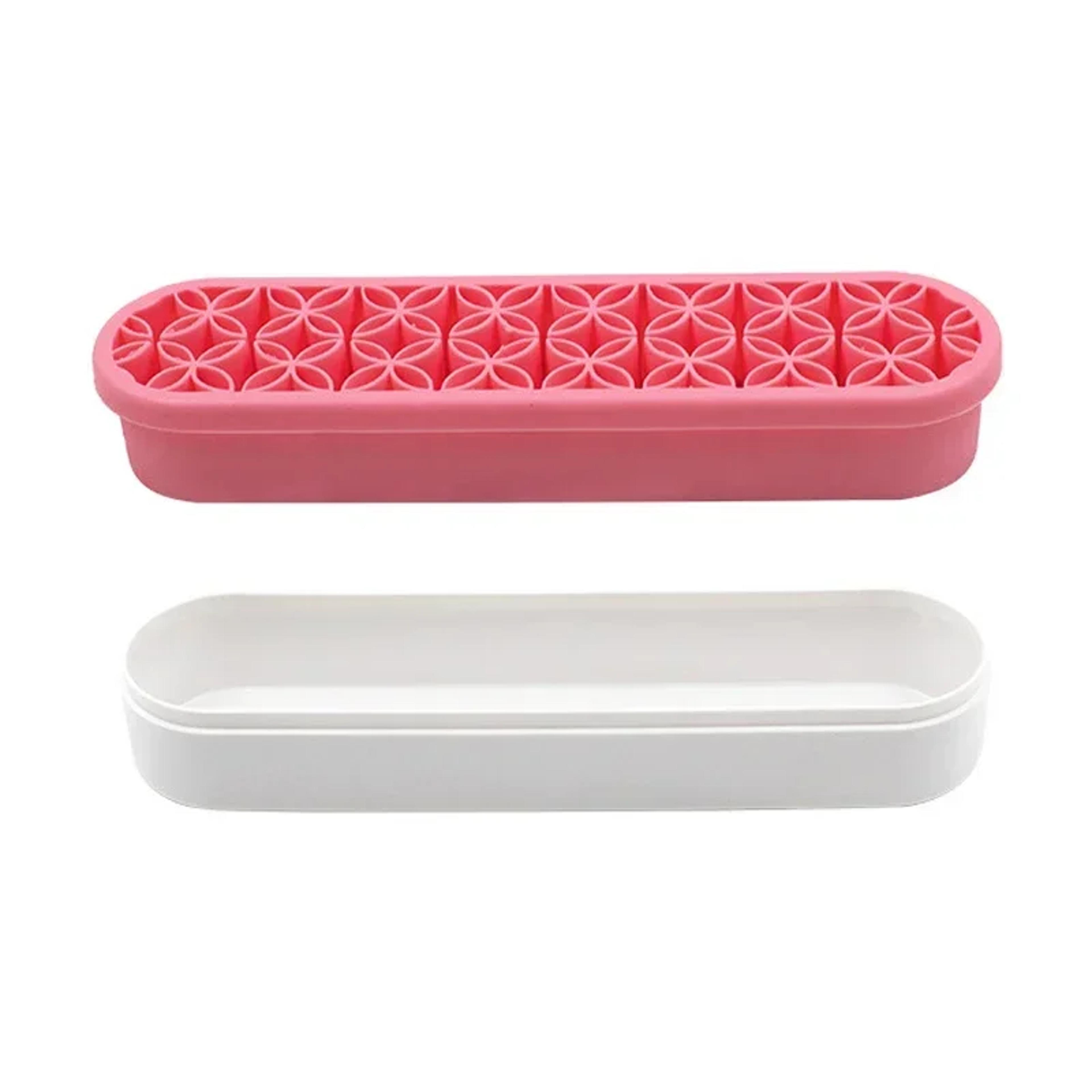 Silicone Makeup Brush Holder And Nail Pen Storage Drying Rack 3