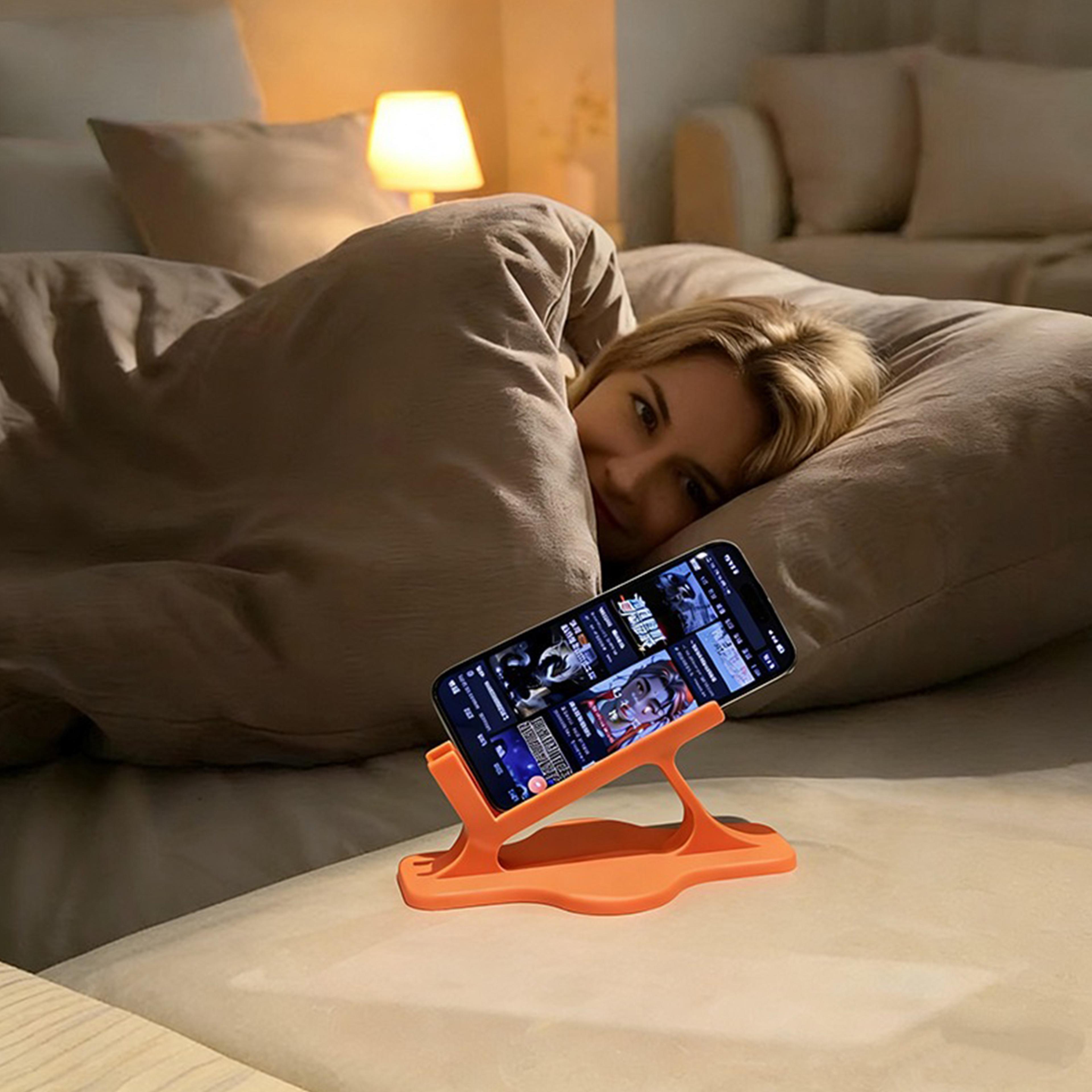 Side Lying Phone Holder Adjustable Bedside Phone Stand For Sofa And Bed Use 3