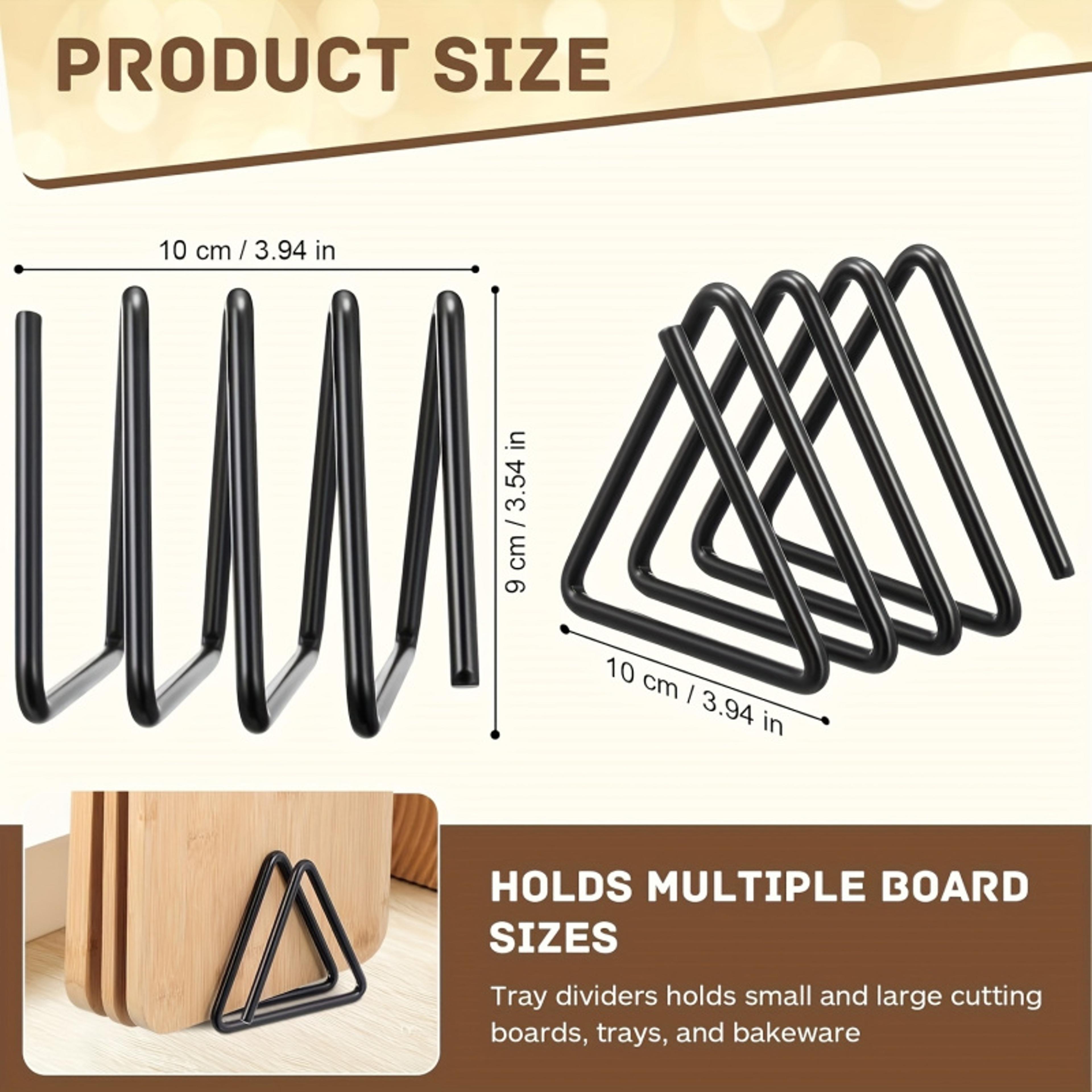 Metal Cutting Board Holder Rack Space Saving Kitchen Organizer 3