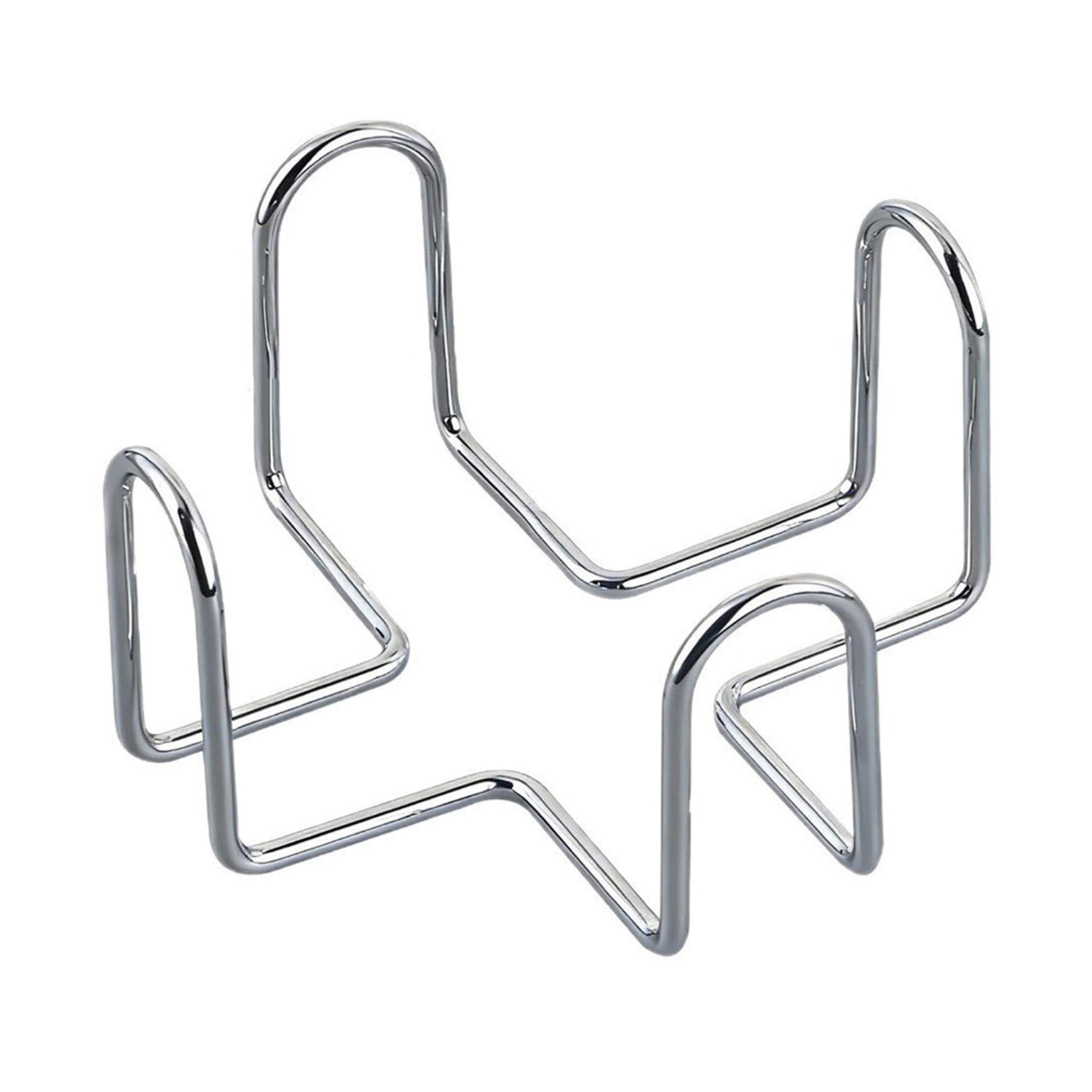 Durable Metal Coaster Holder Modern Tabletop Storage Rack 7