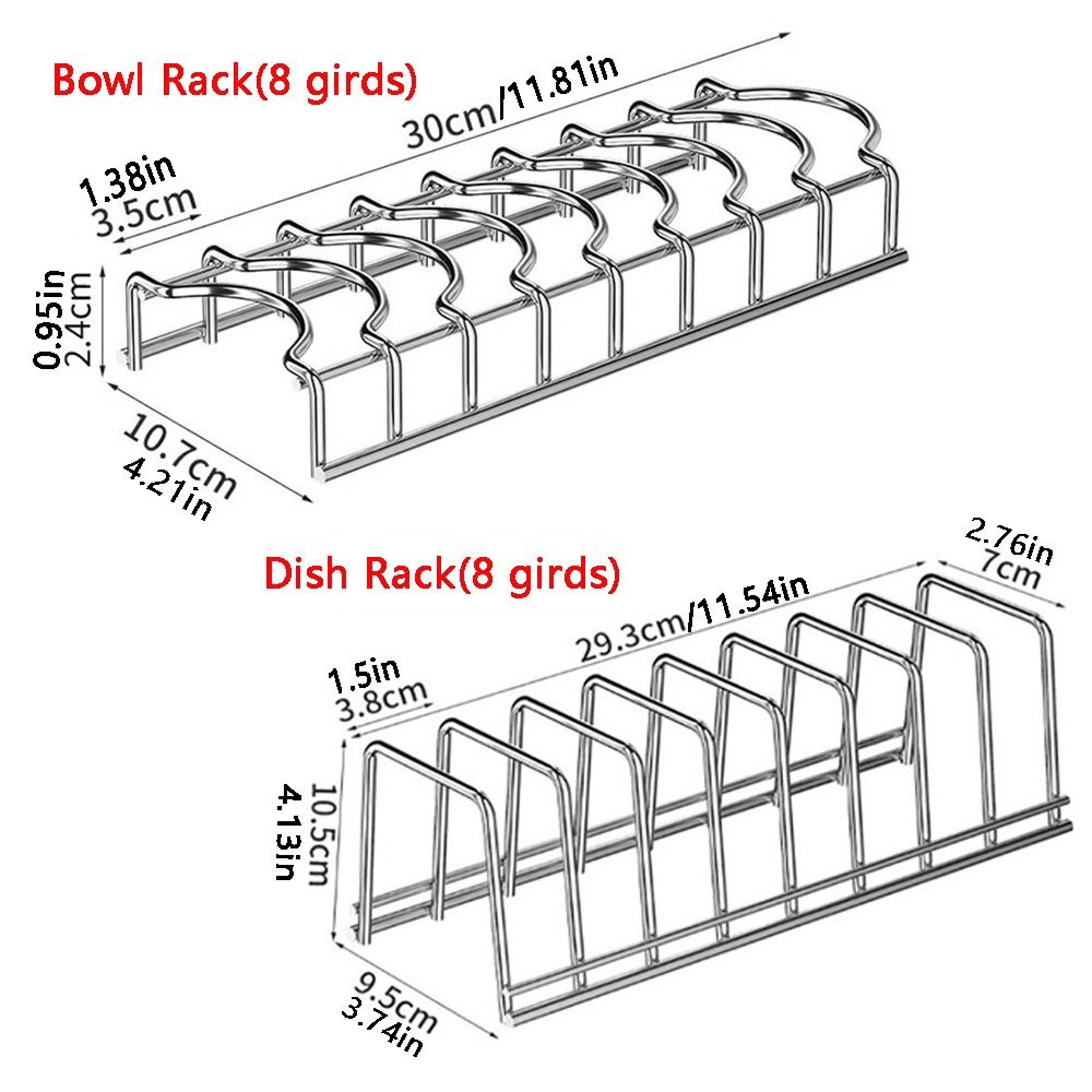 Multi Purpose Stainless Steel Dish Drying Rack Space Saving Kitchen Organizer 5