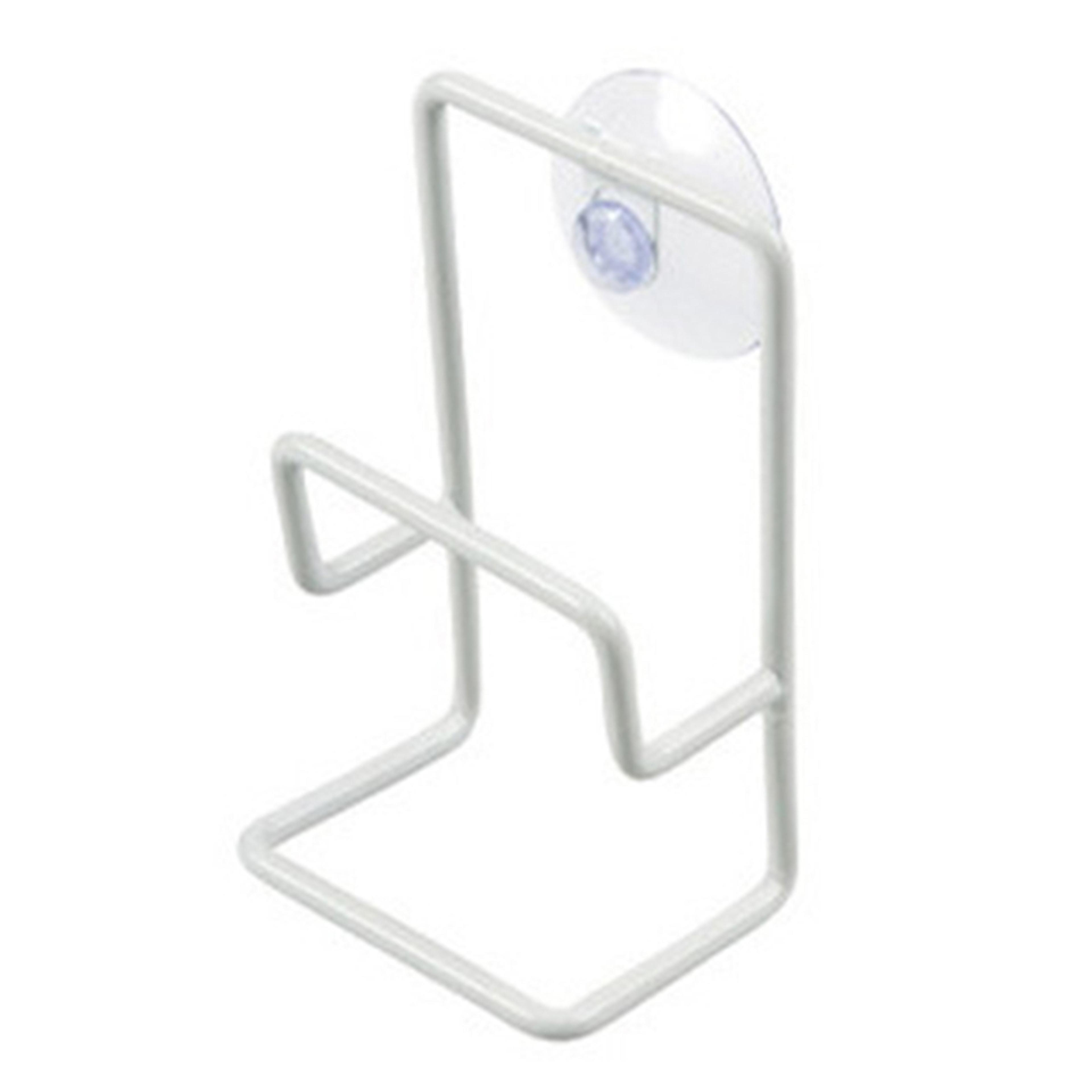 Metal Suction Cup Sink Drain Rack Wall Mounted Sponge Holder Kitchen Organizer 6