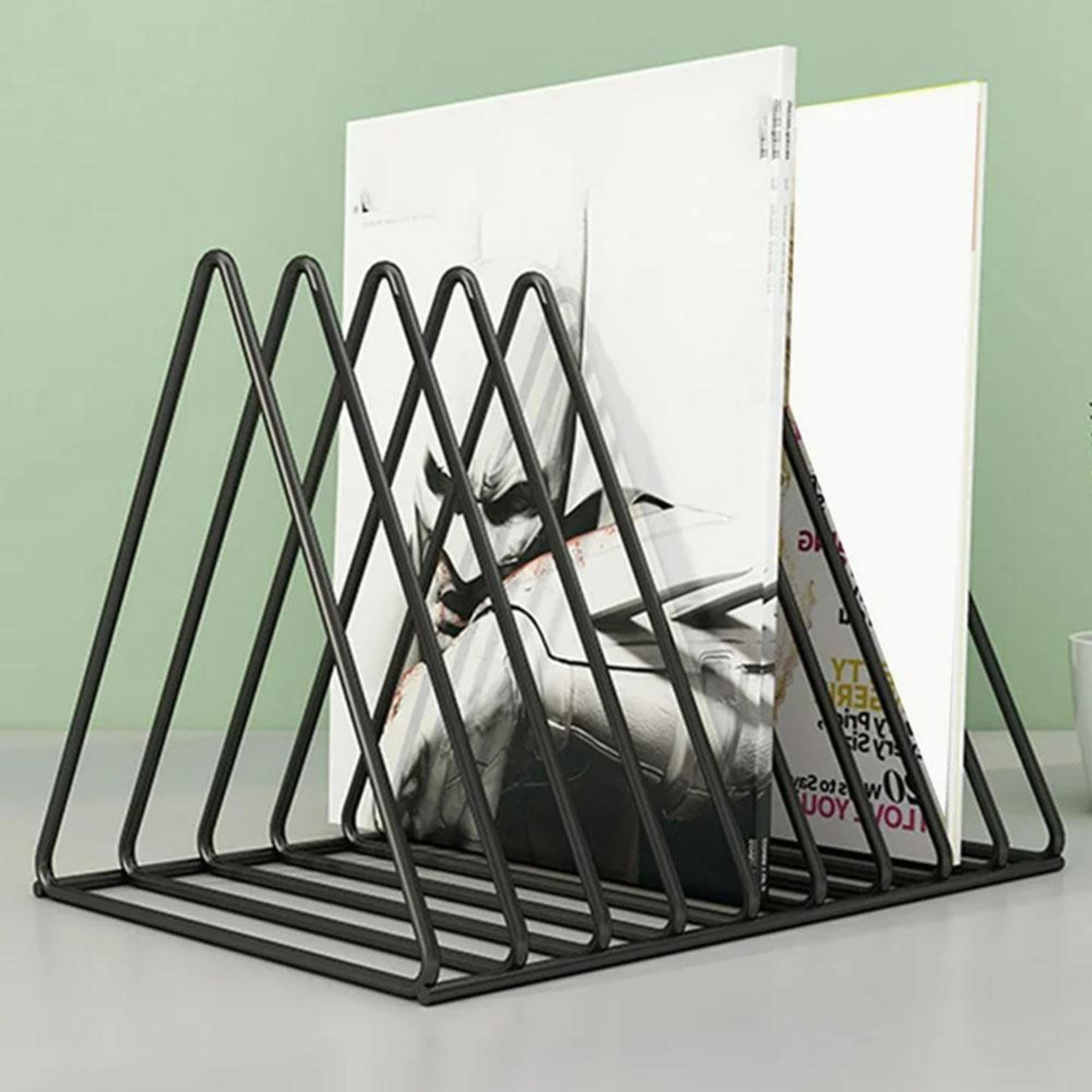 Nine Grid Vinyl Record Storage Rack And Album Display Organizer 2