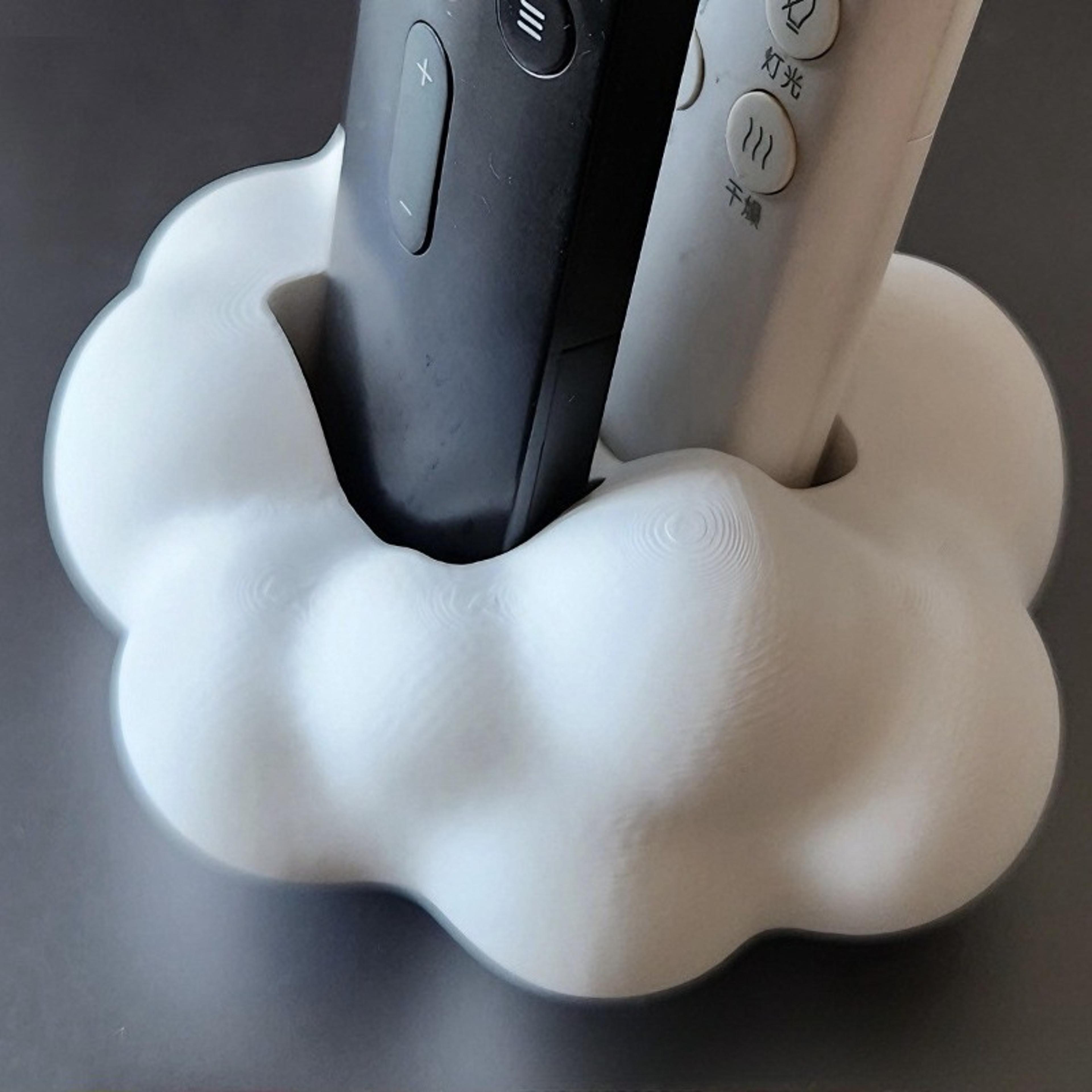 Cute Cloud Remote Control Holder Desk Organizer For TV Remotes Phones And Gadgets 3