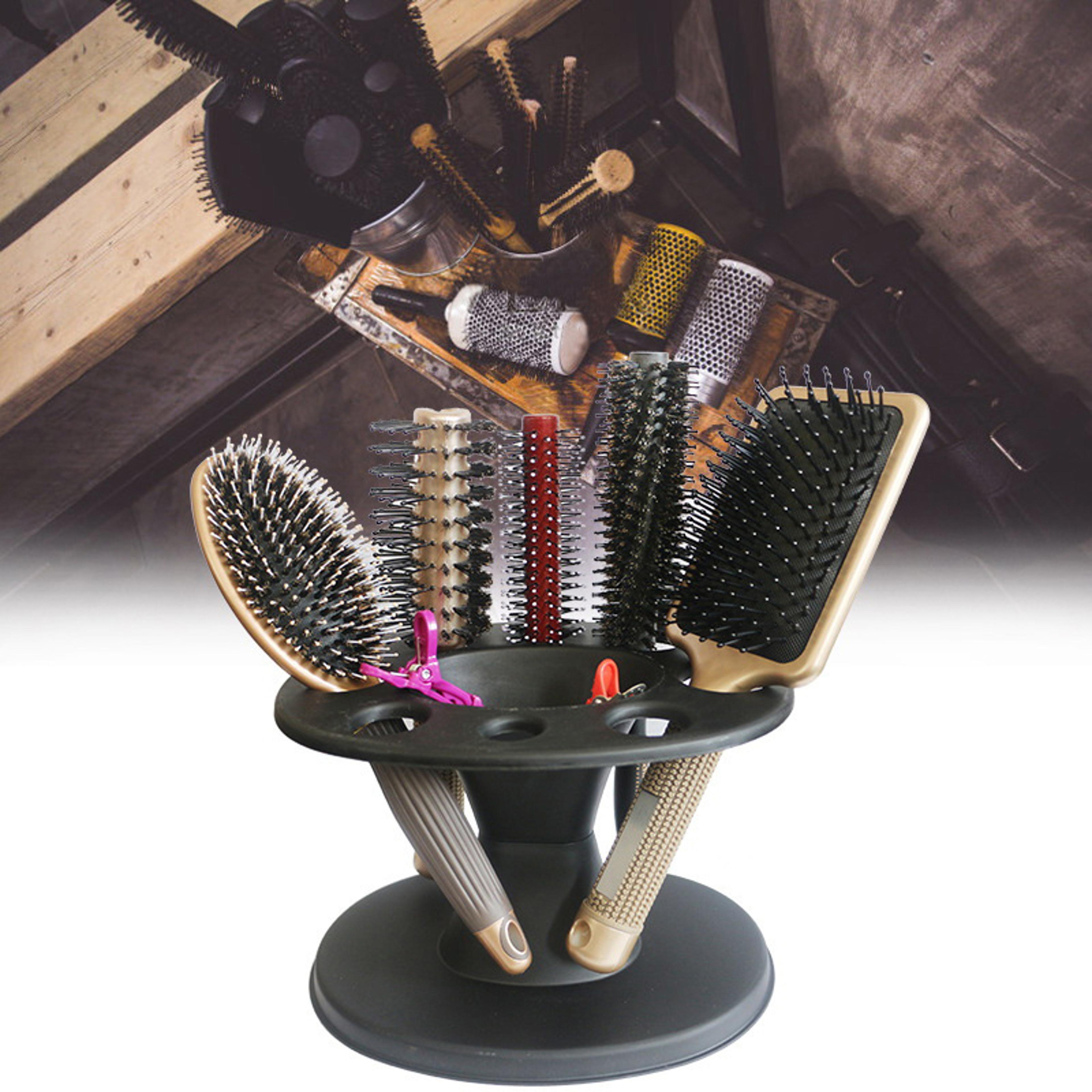 Salon Comb Organizer Stand Hair Styling Tool Holder Rack 1