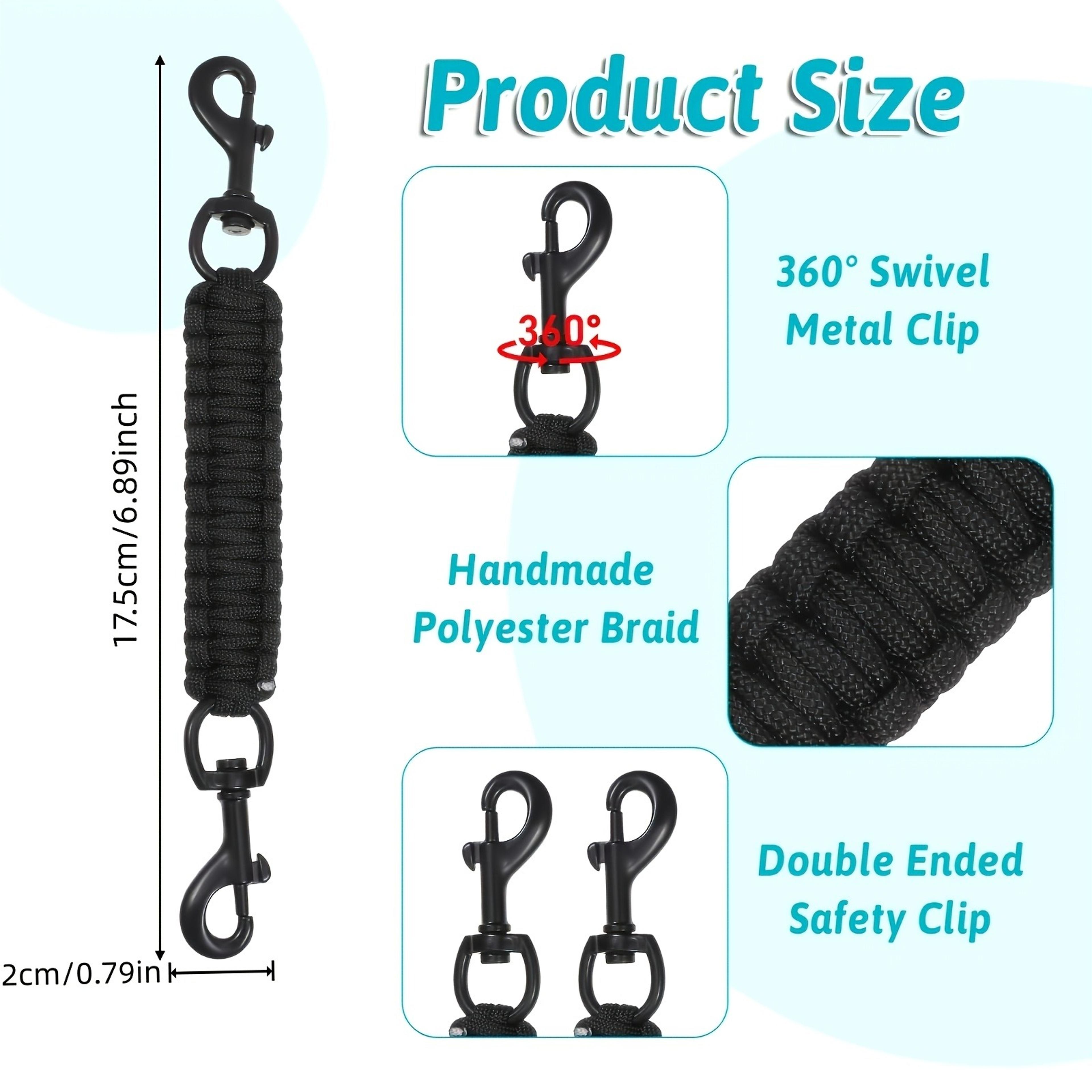 Pet Double Head Safety Clip Dog Seat Belt Adapter For Secure Walks And Travel 4