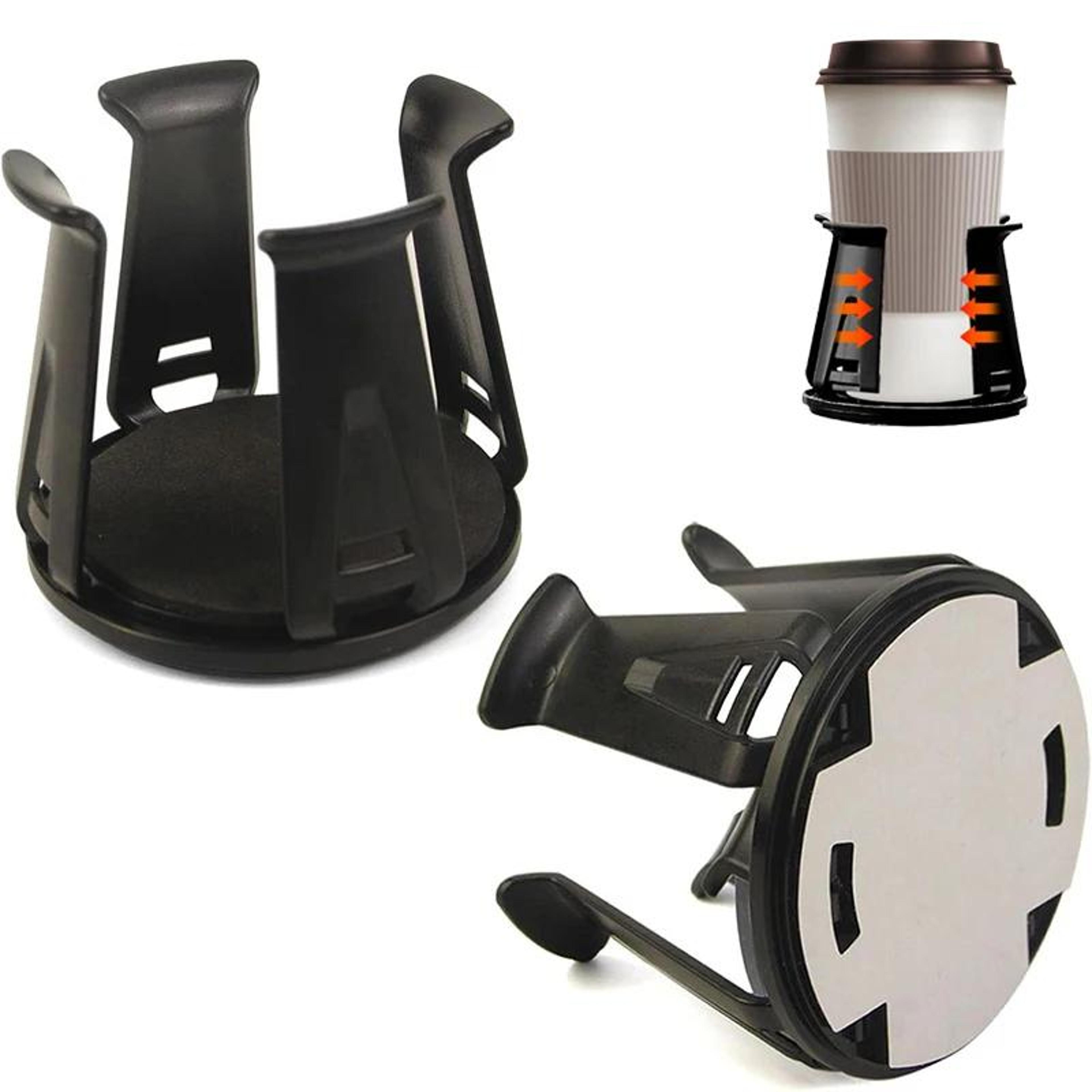 Car Cup Holder Adhesive Storage Rack Multifunction Drink Organizer 2