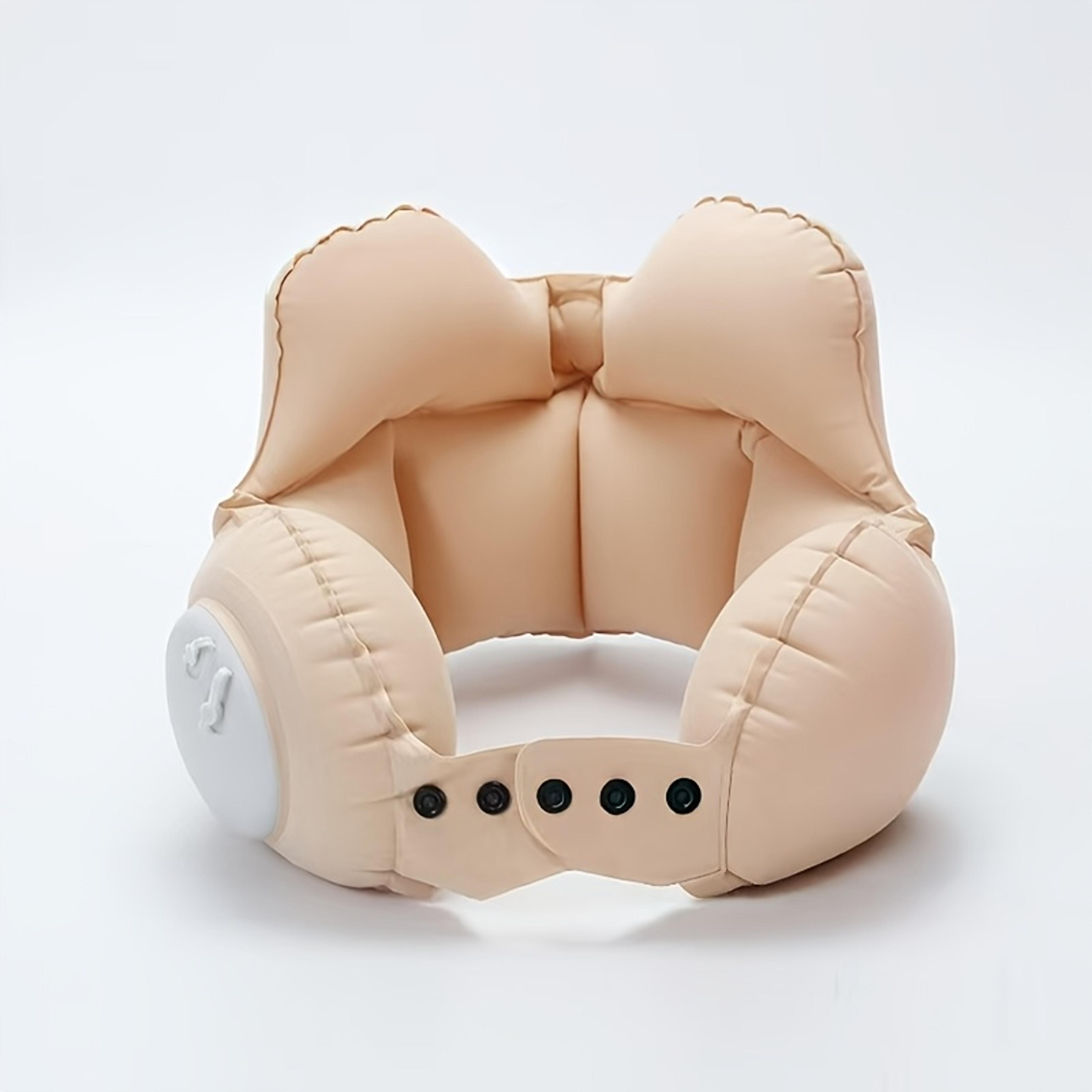Inflatable Travel Pillow U Shaped Neck Support For Flights Car Office 4