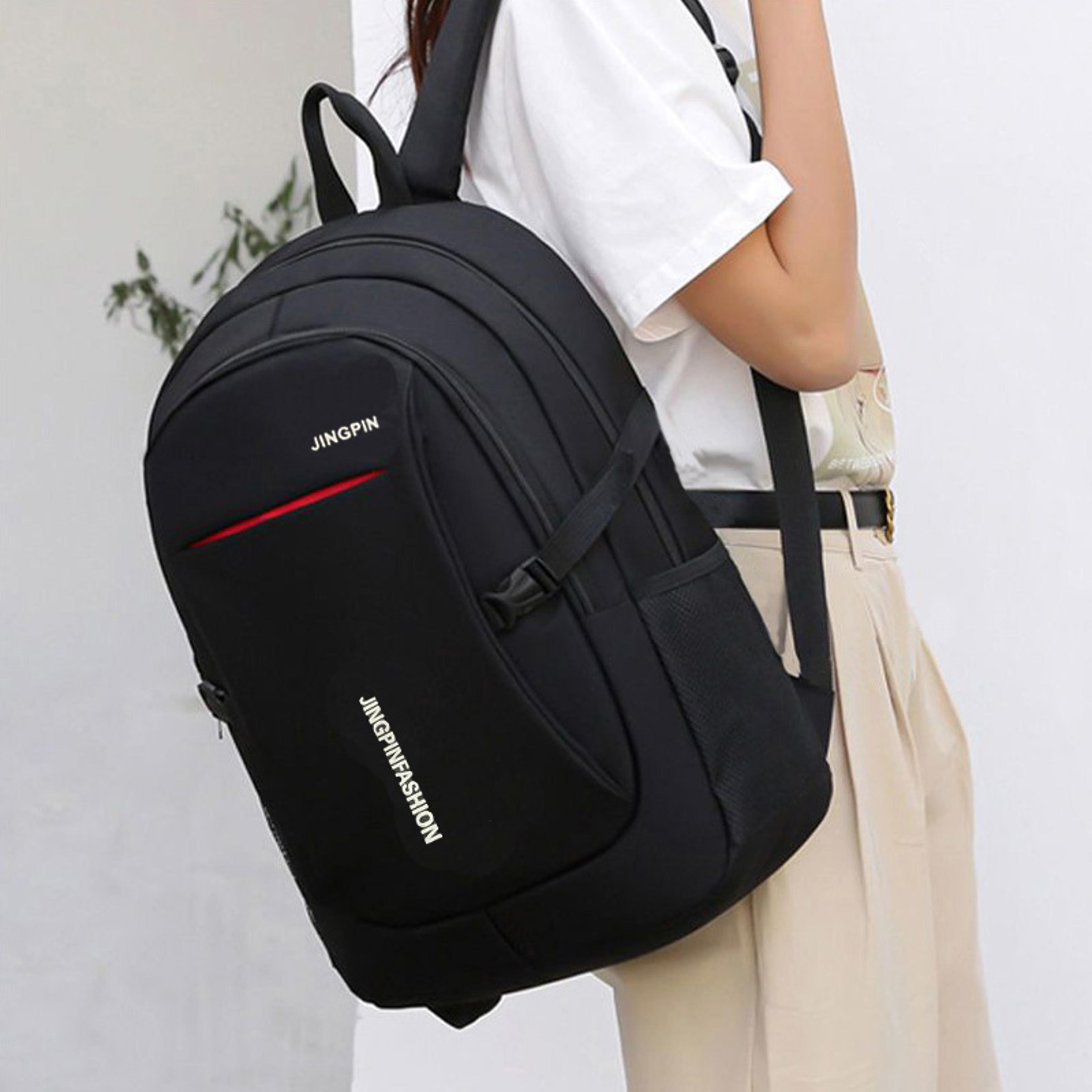 Canvas School Backpack Large Capacity Korean Style Shoulder Bag For Students And Daily Travel 6