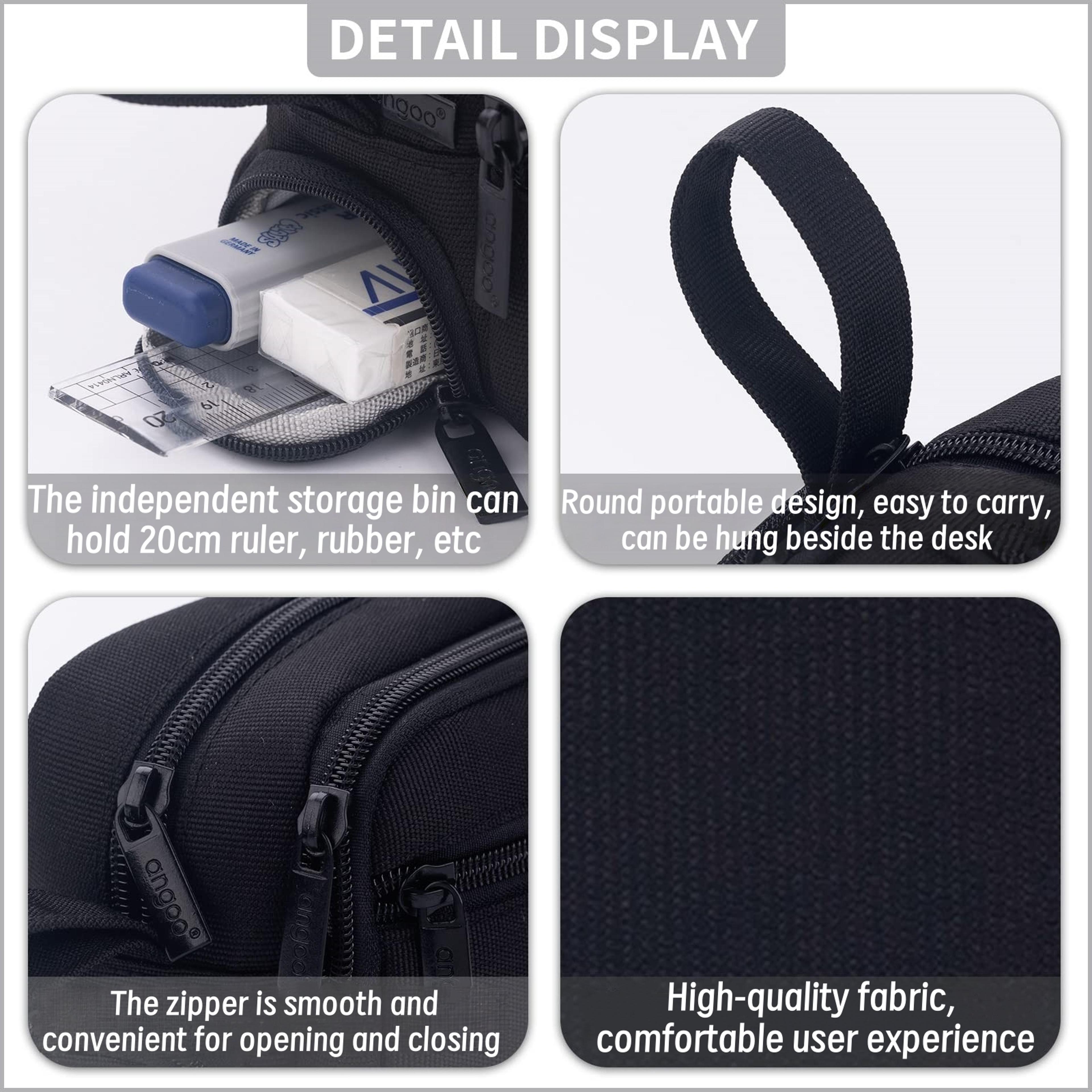 Large Capacity Three Layer Pencil Case With Smart Storage Design 3