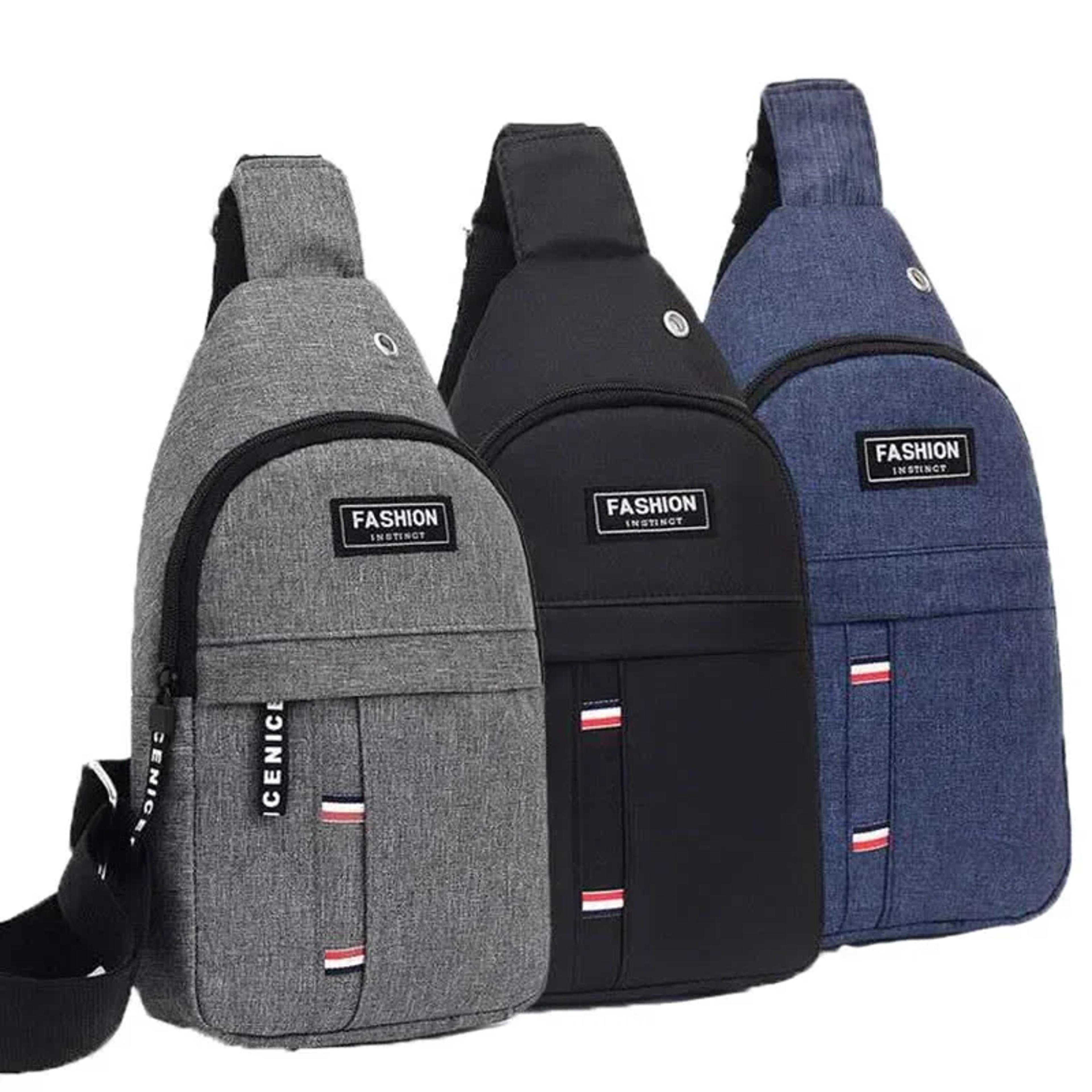 men waterproof nylon chest bag crossbody sling messenger bag for travel and daily use