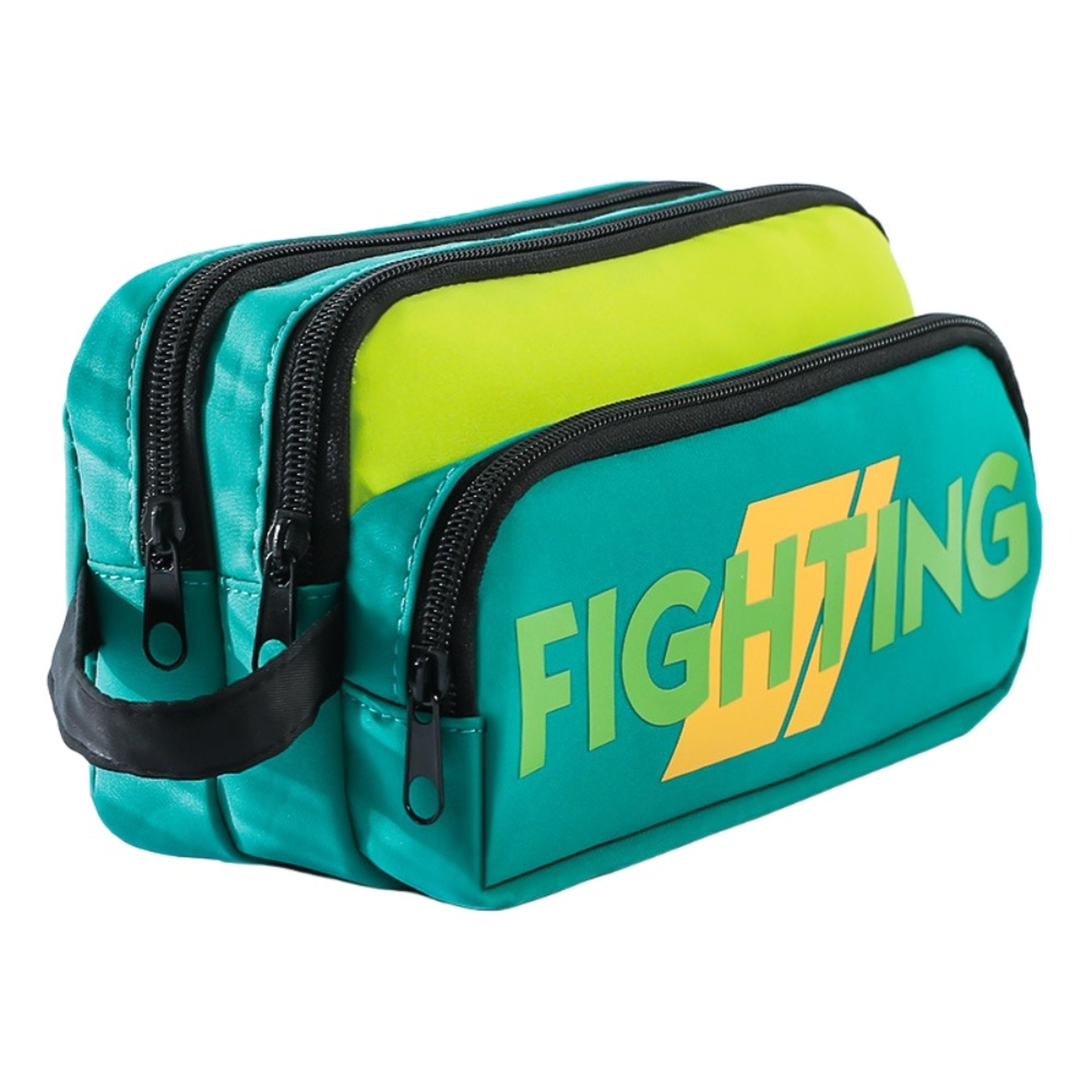 Large Capacity Pencil Case Multi Layer Zipper Organizer Bag For Students 7