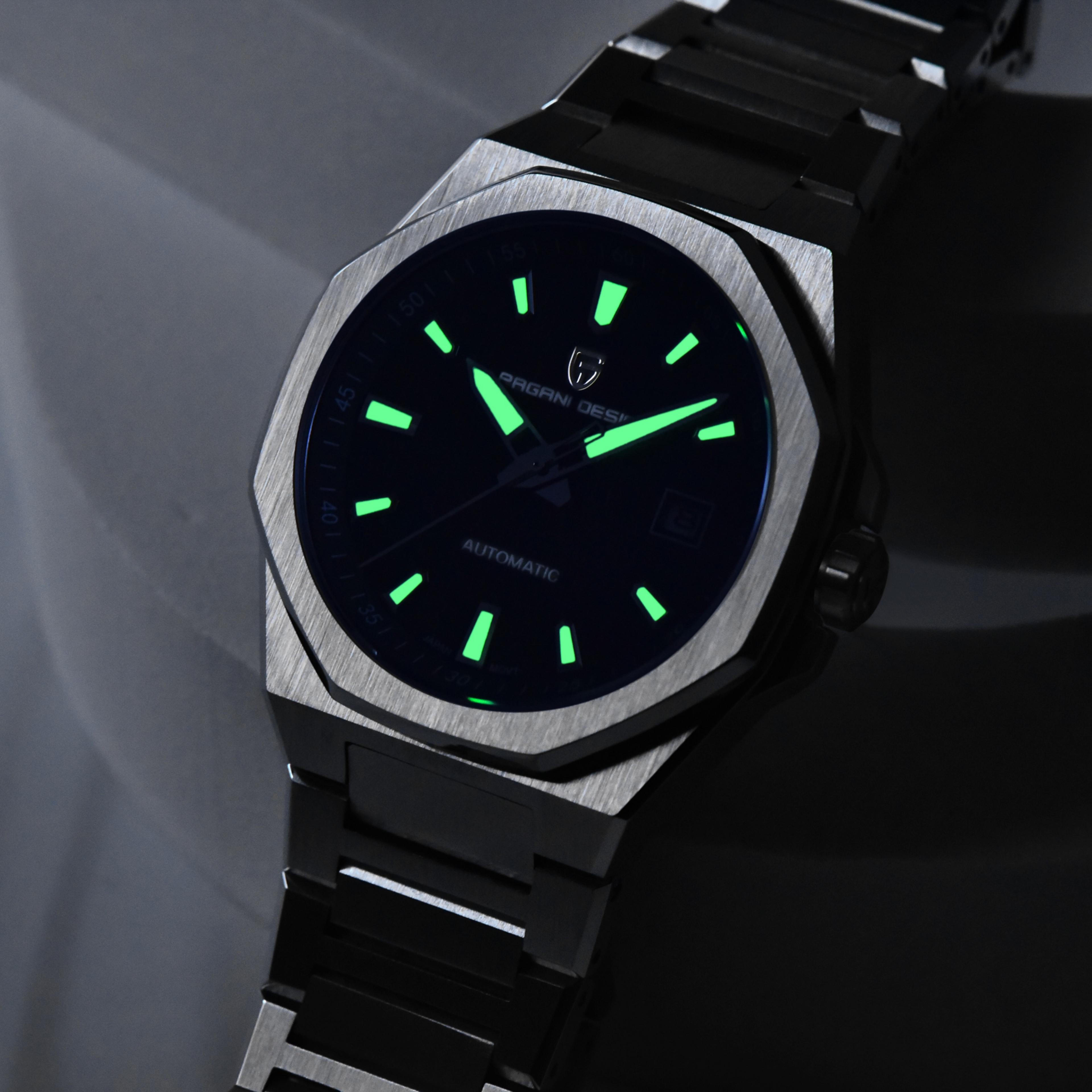 Vintage Automatic Mechanical Mens Watch With Sapphire Glass 3