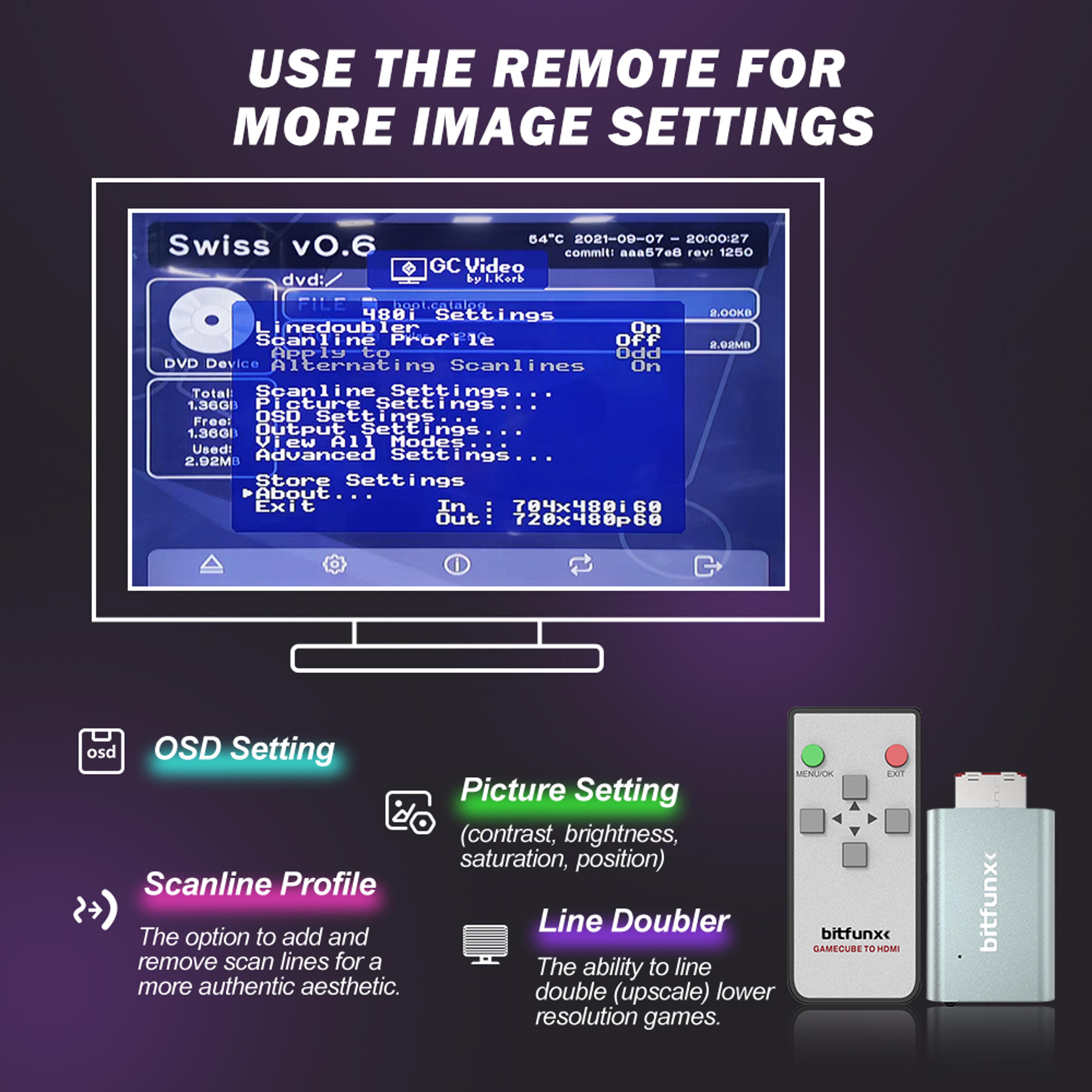 GameCube HDMI Adapter Digital AV Converter 4