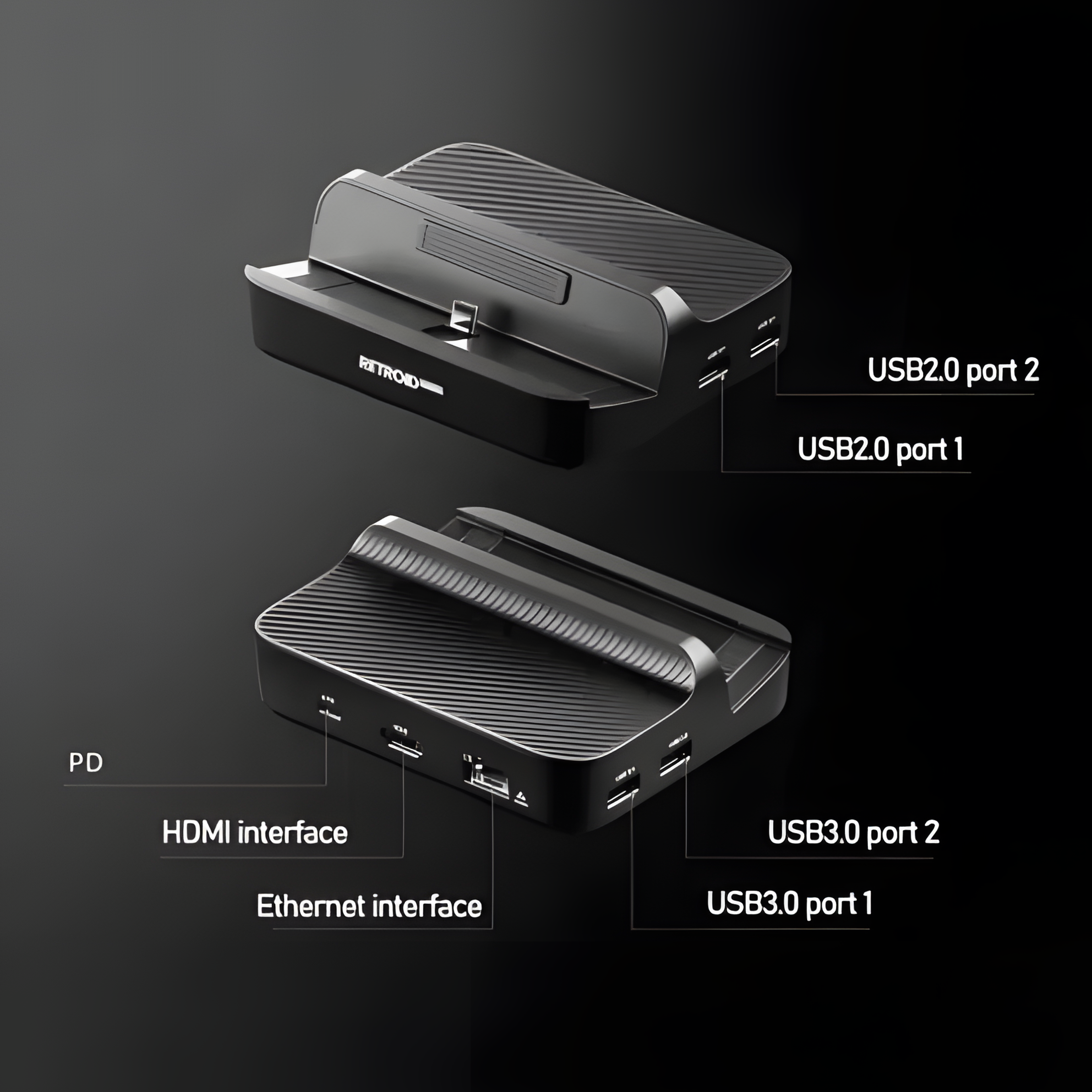 Docking Station USB C Game Console Dock 5