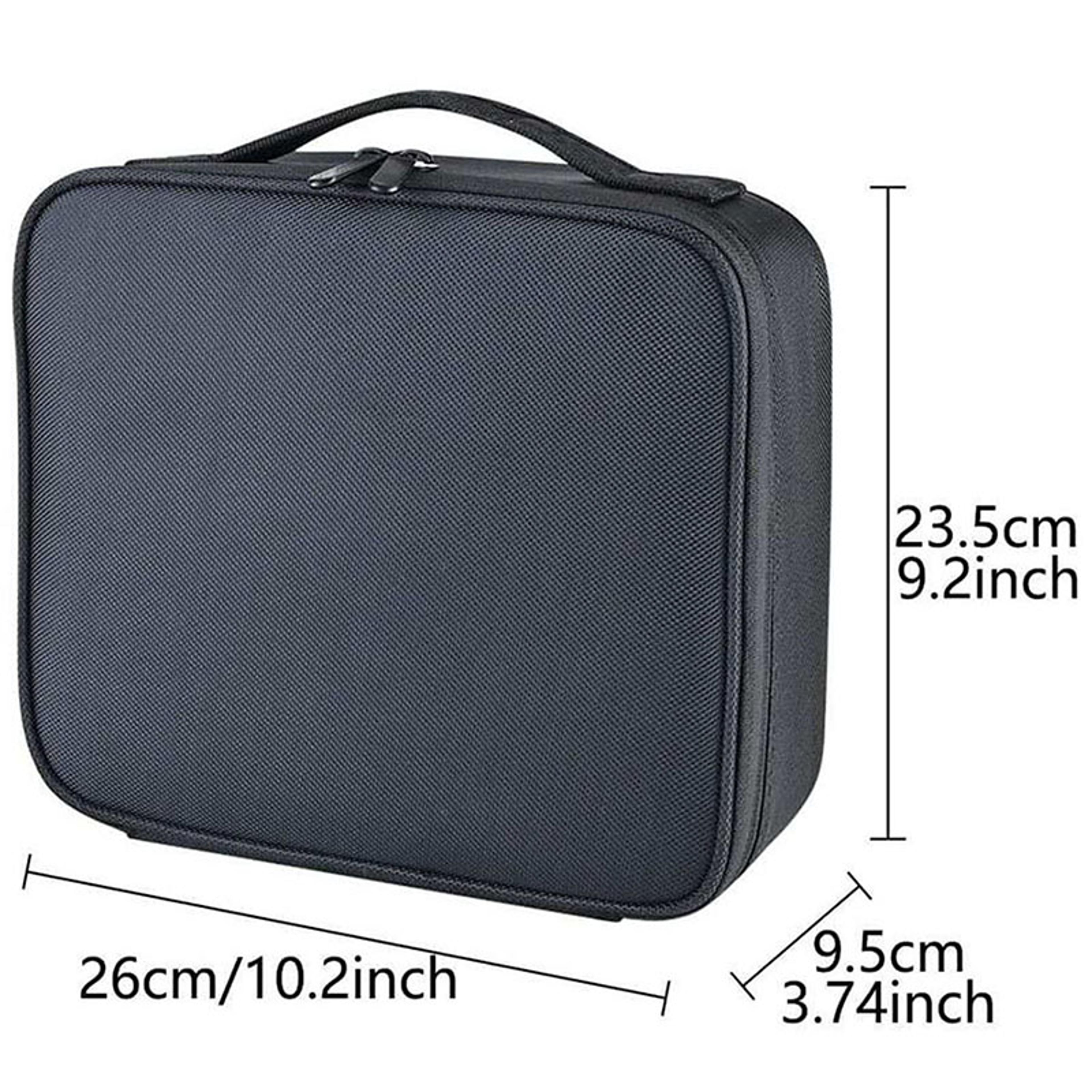 Waterproof Travel Makeup Bag Cosmetic Organizer With Embroidered Beauty Brush Storage 2