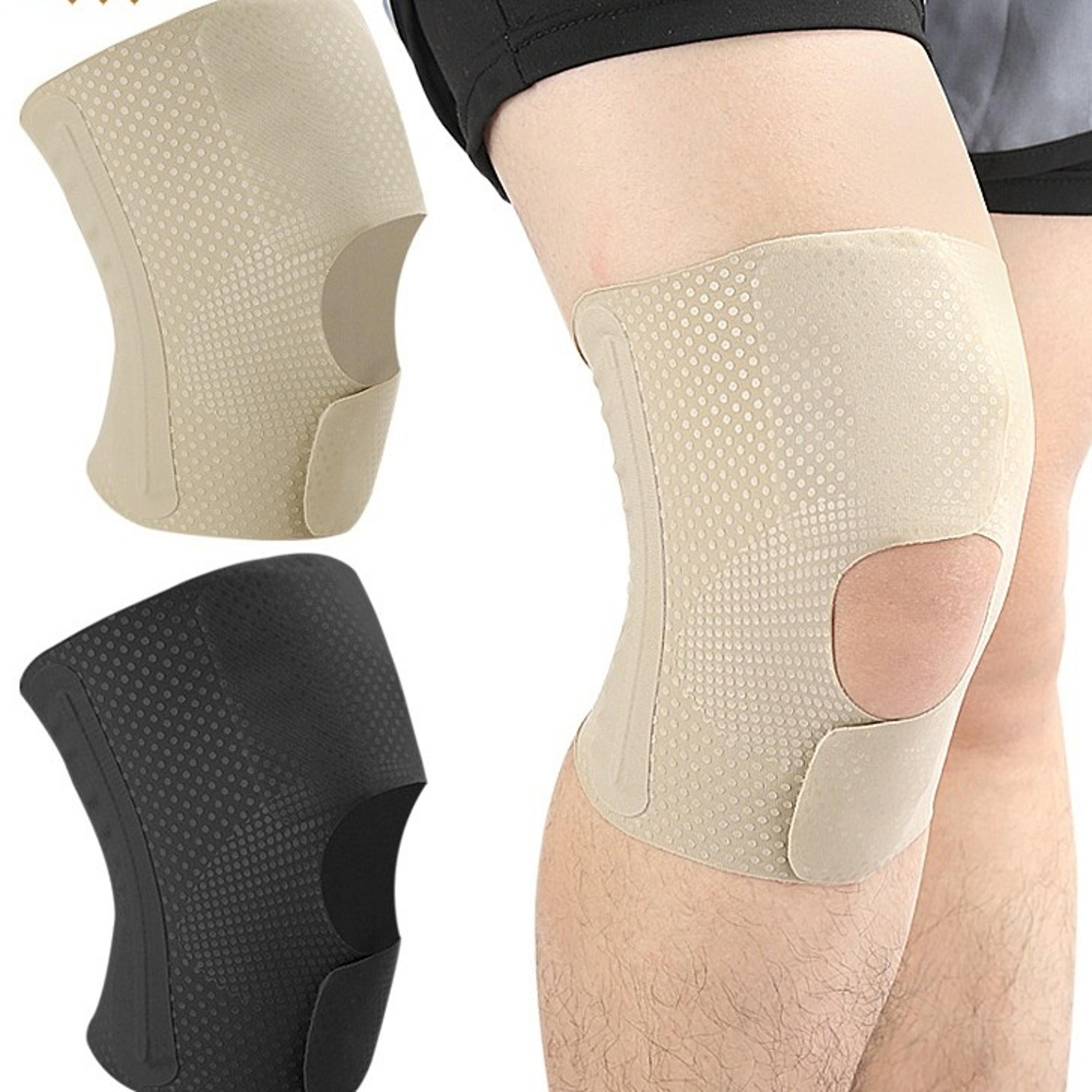 Knee Compression Sleeve with Side Stabilizers Breathable Knee Support Brace for Men and Womenjpg