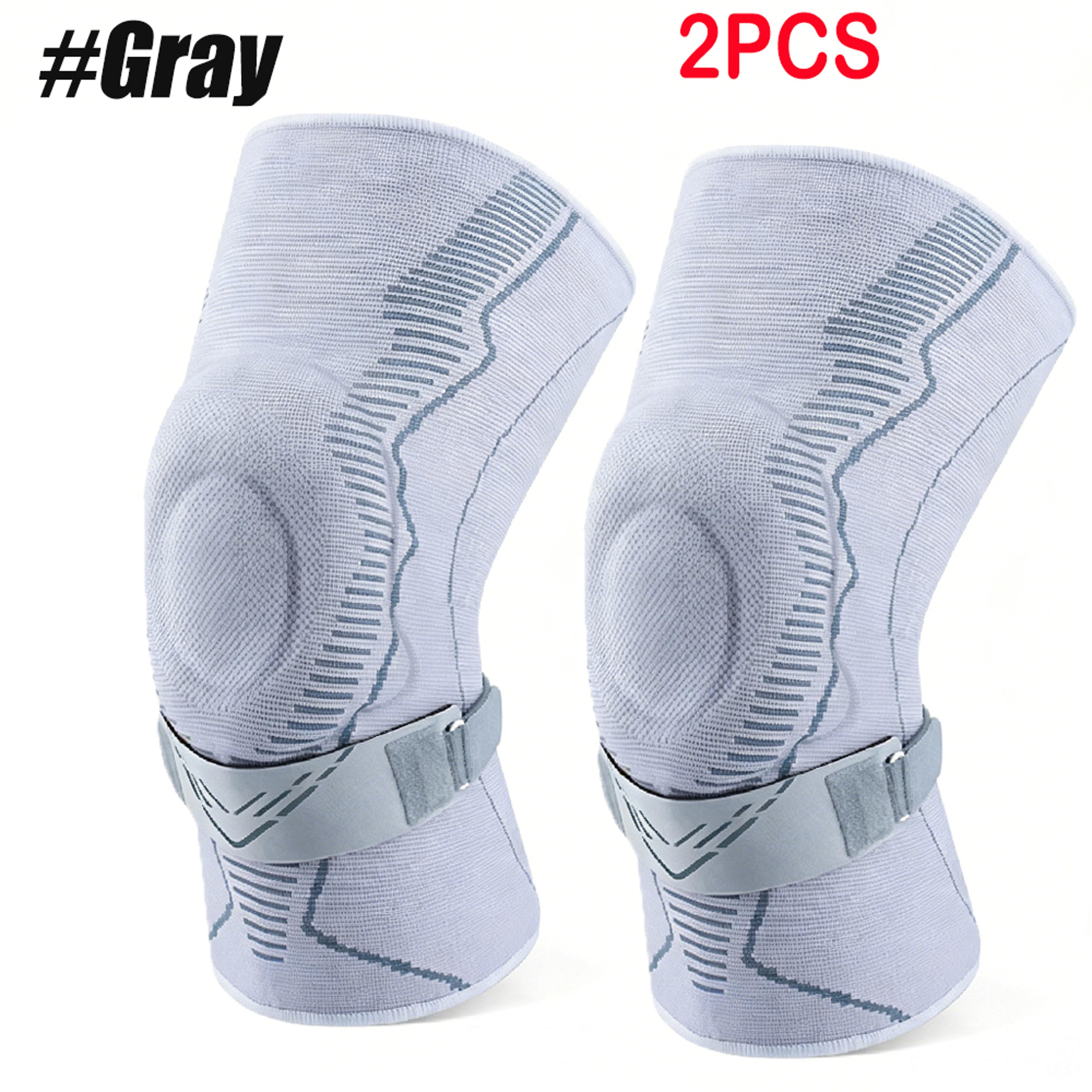 Patella Stabilizing Knee Compression Sleeve With Gel Cushion  Removable Strap ShockAbsorbing Knee S 11