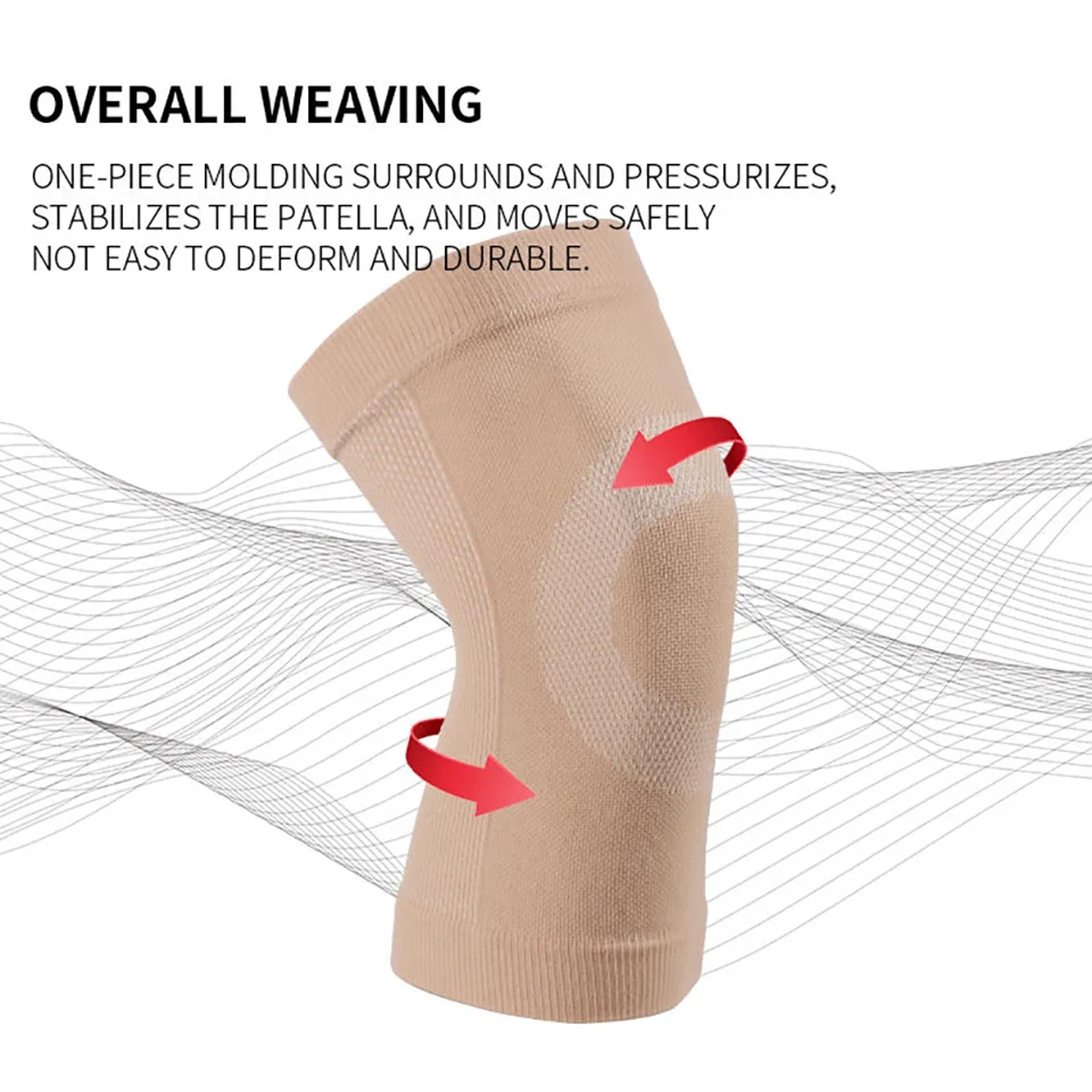 Ultra Thin Knee Support Brace Compression Knee Sleeves For Running Gym And Daily Comfort 3