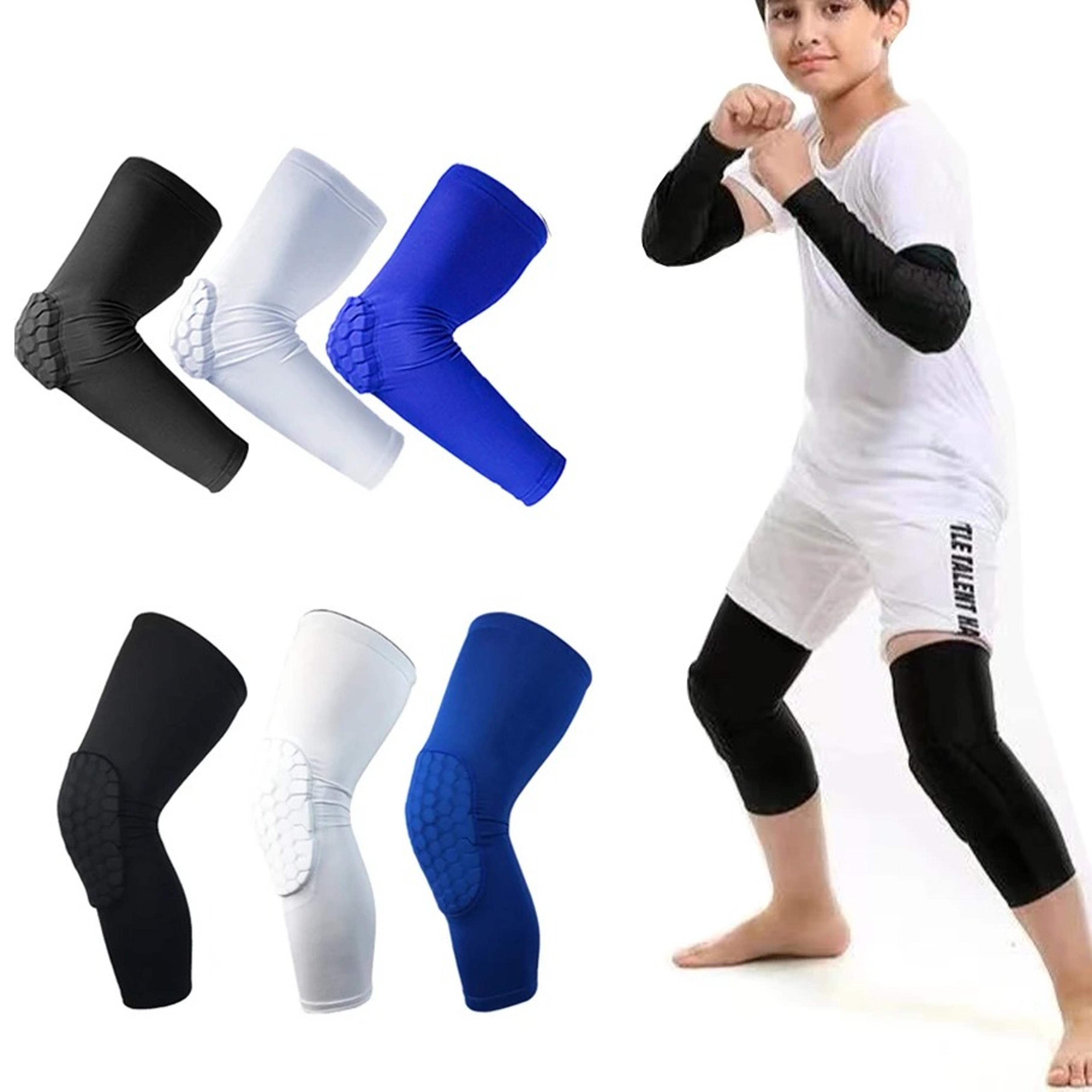 kids honeycomb compression knee and elbow pad sports protective sleeve