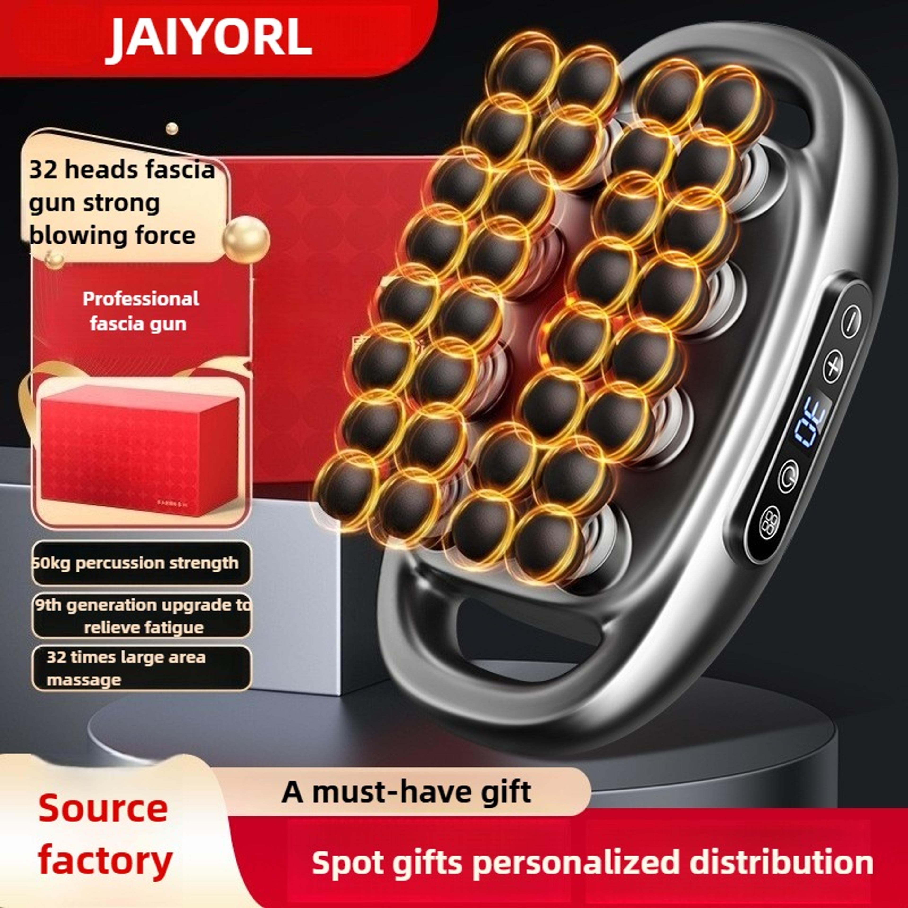Deep Tissue Massage Gun With Red Light Therapy Wireless Full Body Muscle Massager 1