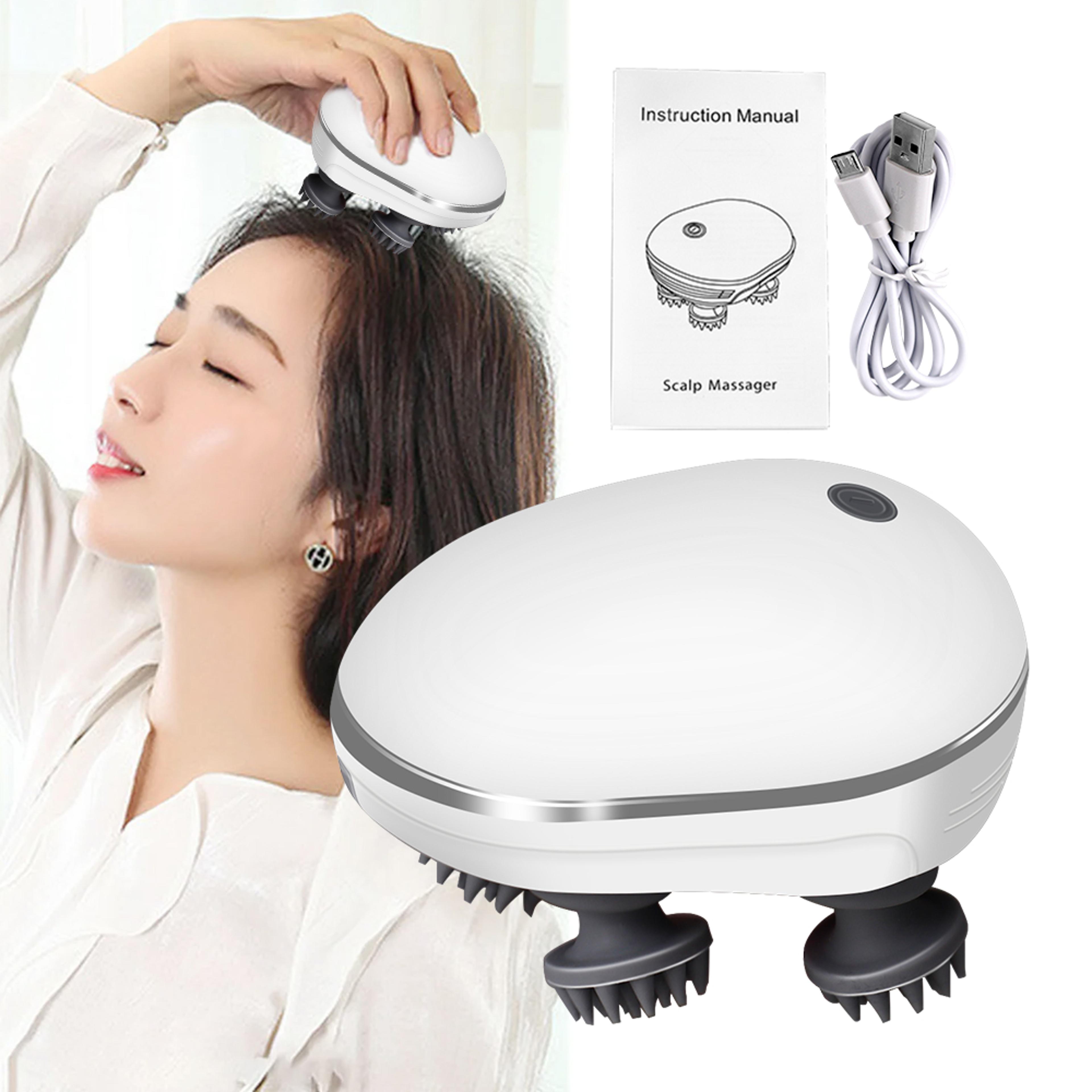 Infrared Wireless Scalp Massager With Kneading Heads For Deep Relaxation And Scalp Care 1