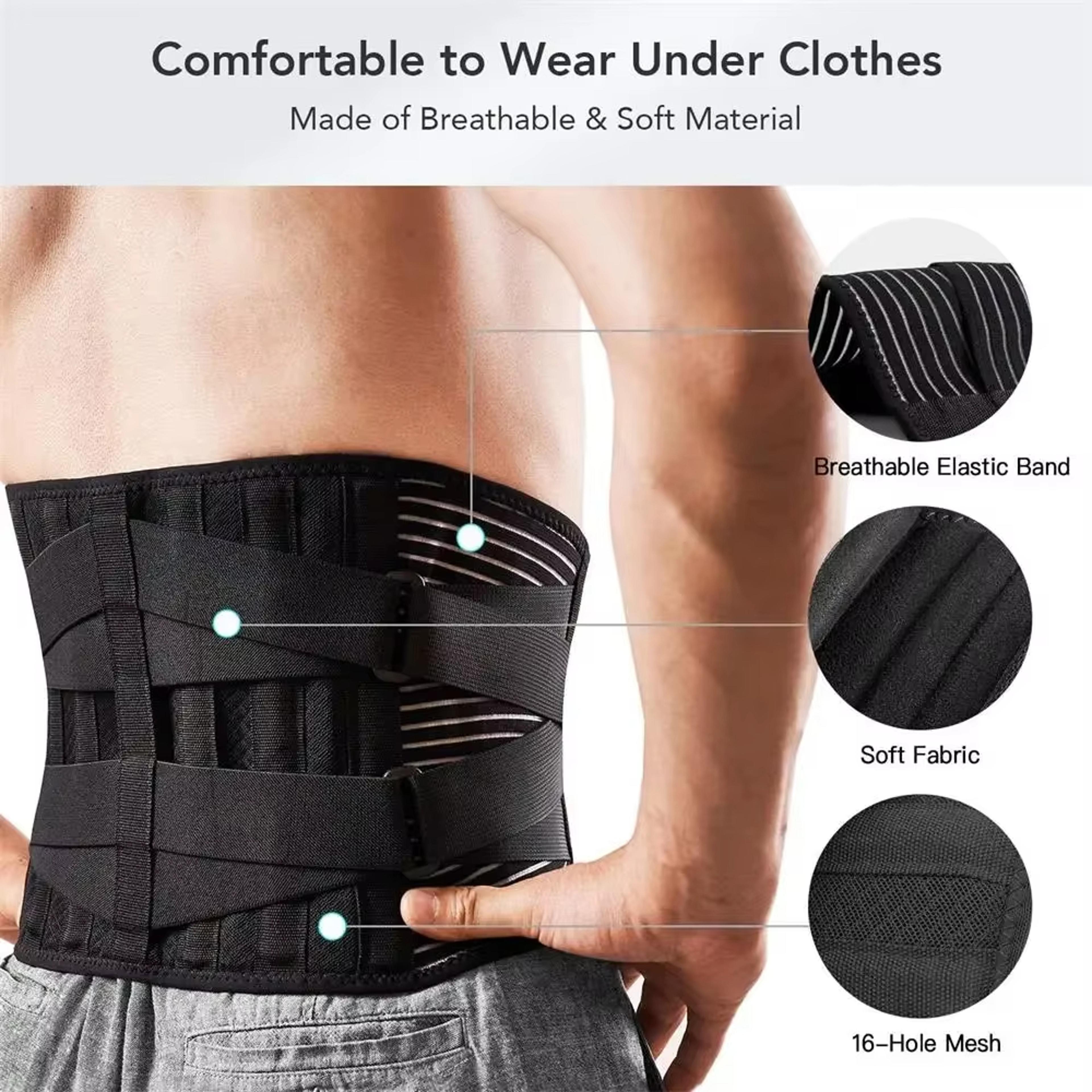 Lumbar Support Back Brace For Lower Back Pain Relief Heavy Lifting And Daily Comfort 2