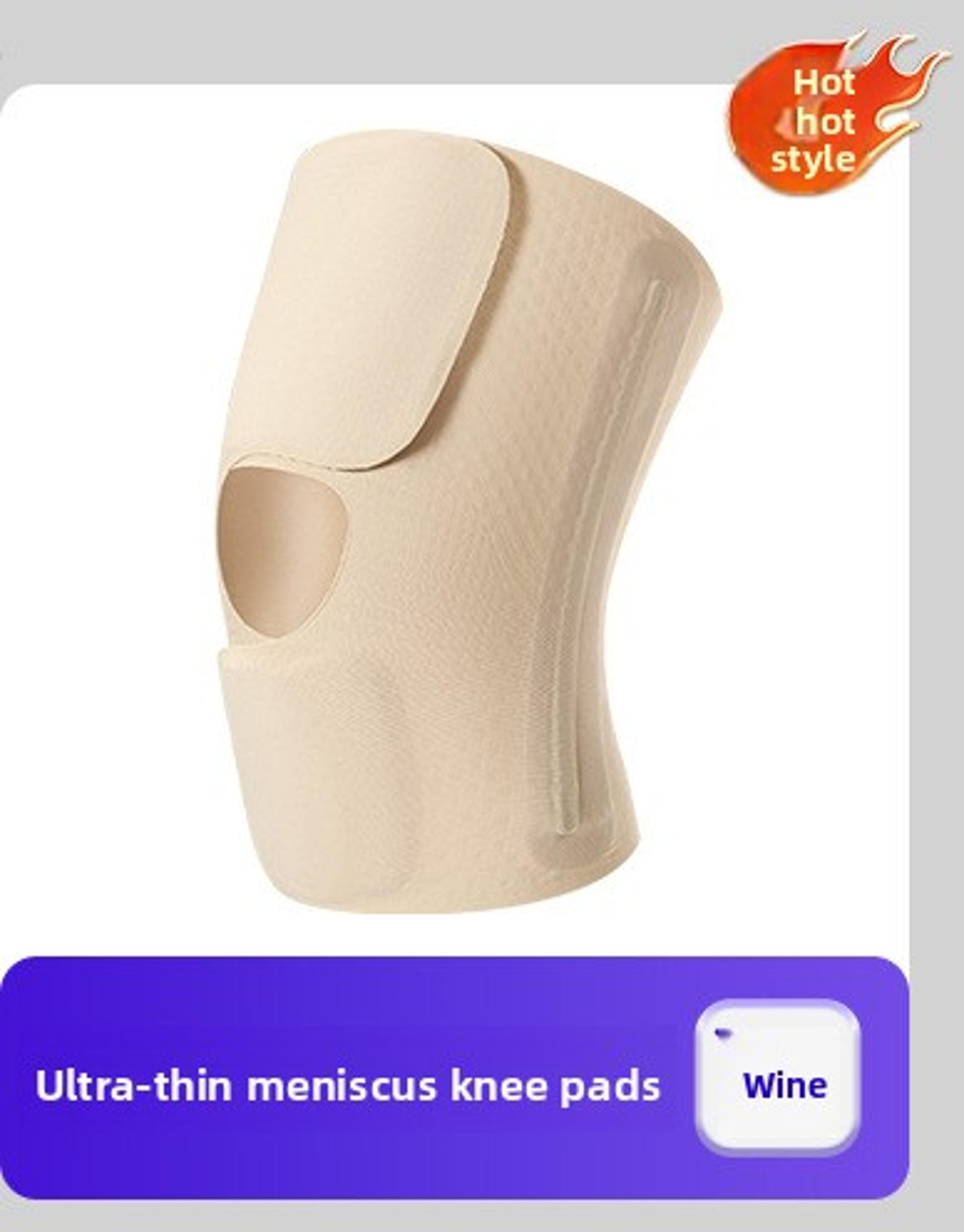 Ultra Thin Meniscus Knee Support With Spring Stabilizers For Running Sports 7