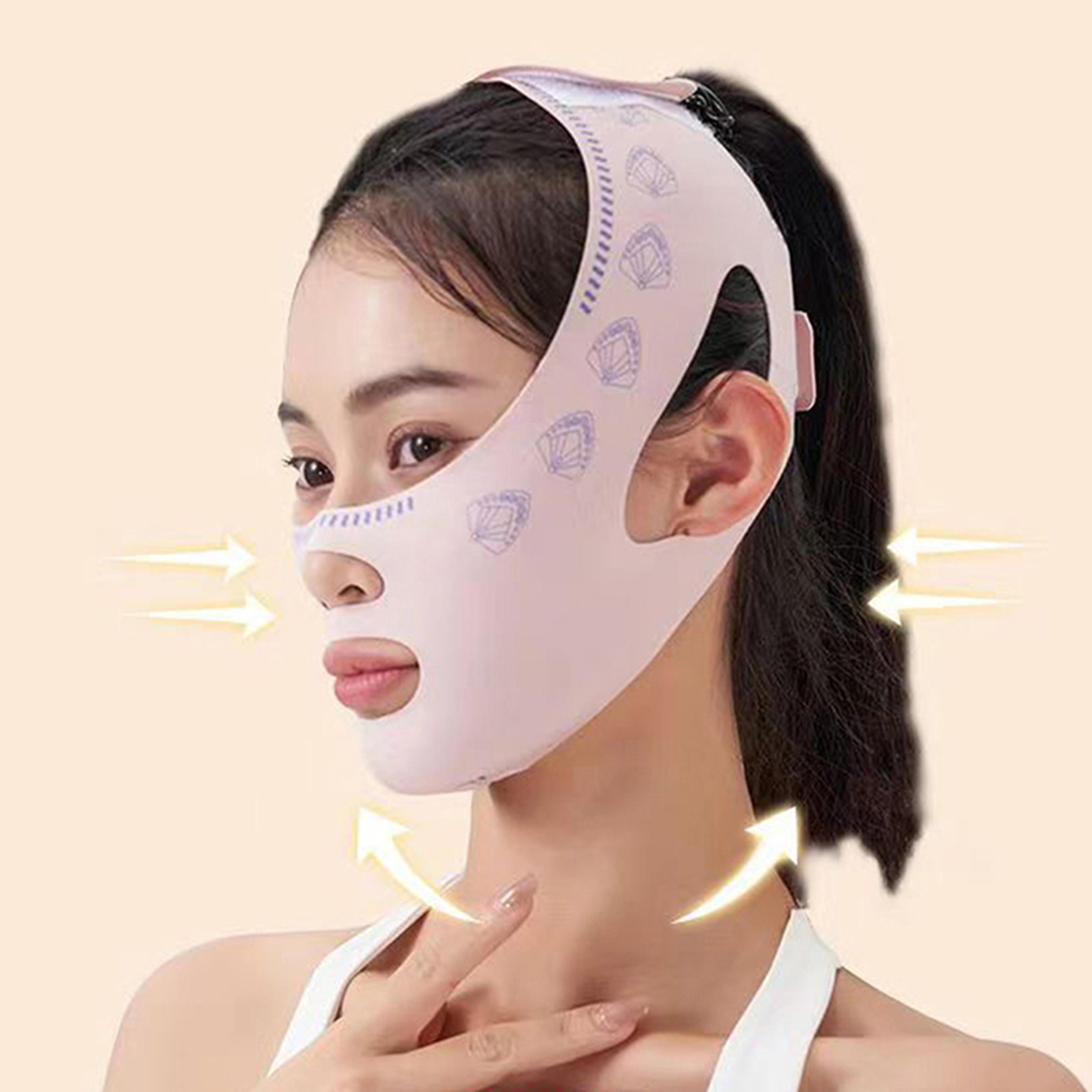 V Line Face Slimming Strap Adjustable Jawline Shaper And Face Sculpting Sleep Band 1