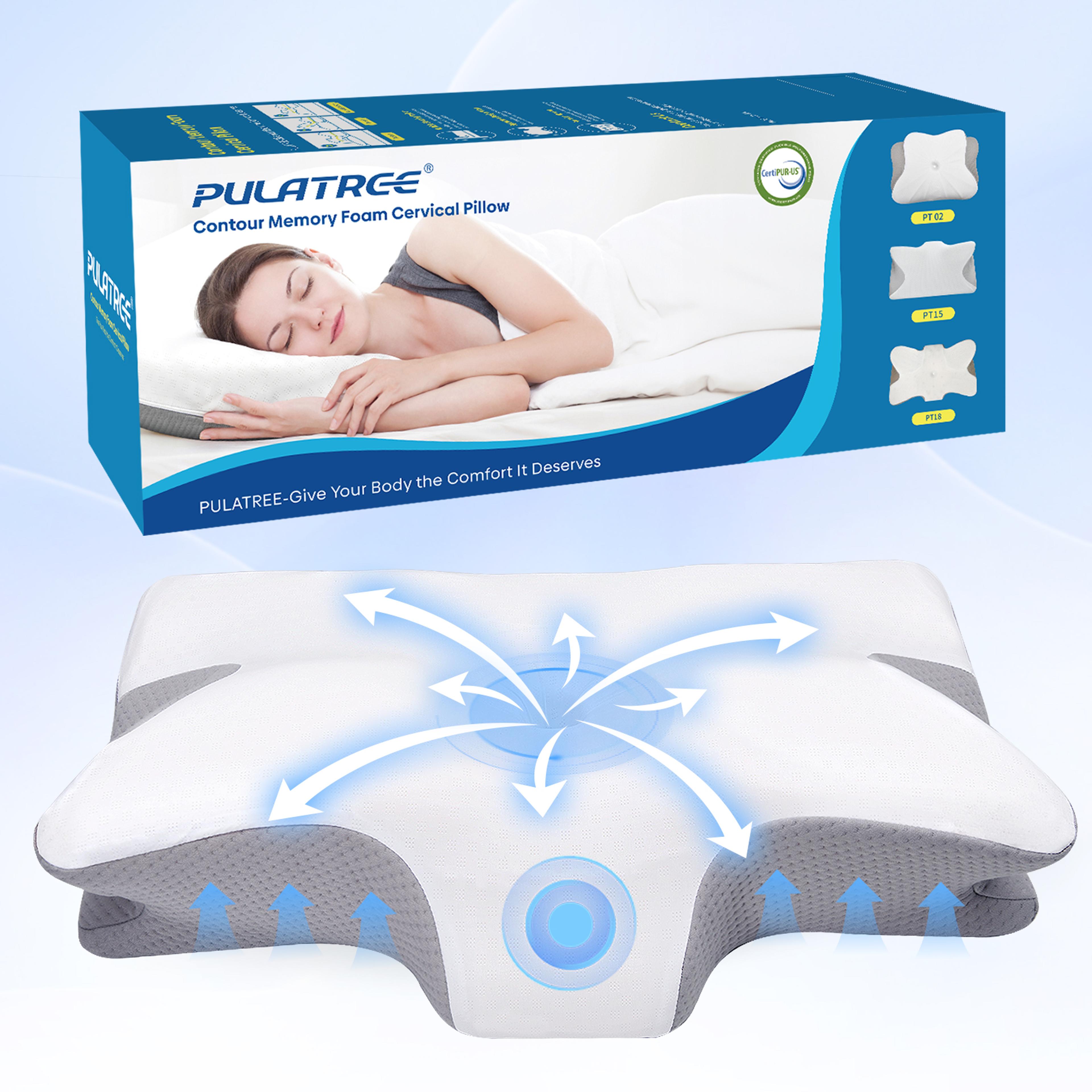 Ergonomic Cervical Pillow Memory Foam Neck Support For Comfortable Sleep 1