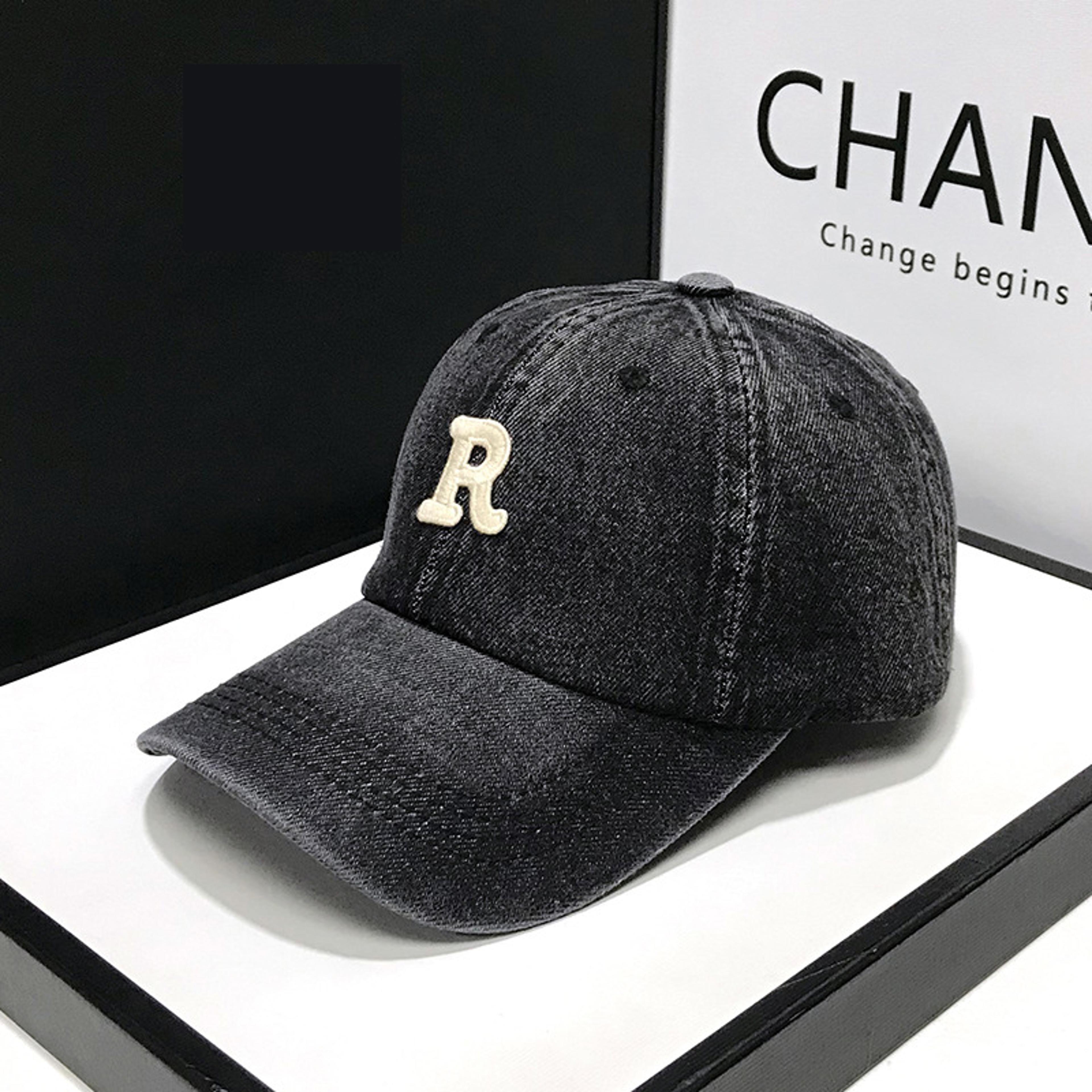 Vintage Denim Baseball Cap Adjustable Cotton Letter C Hat For Men And Women 9