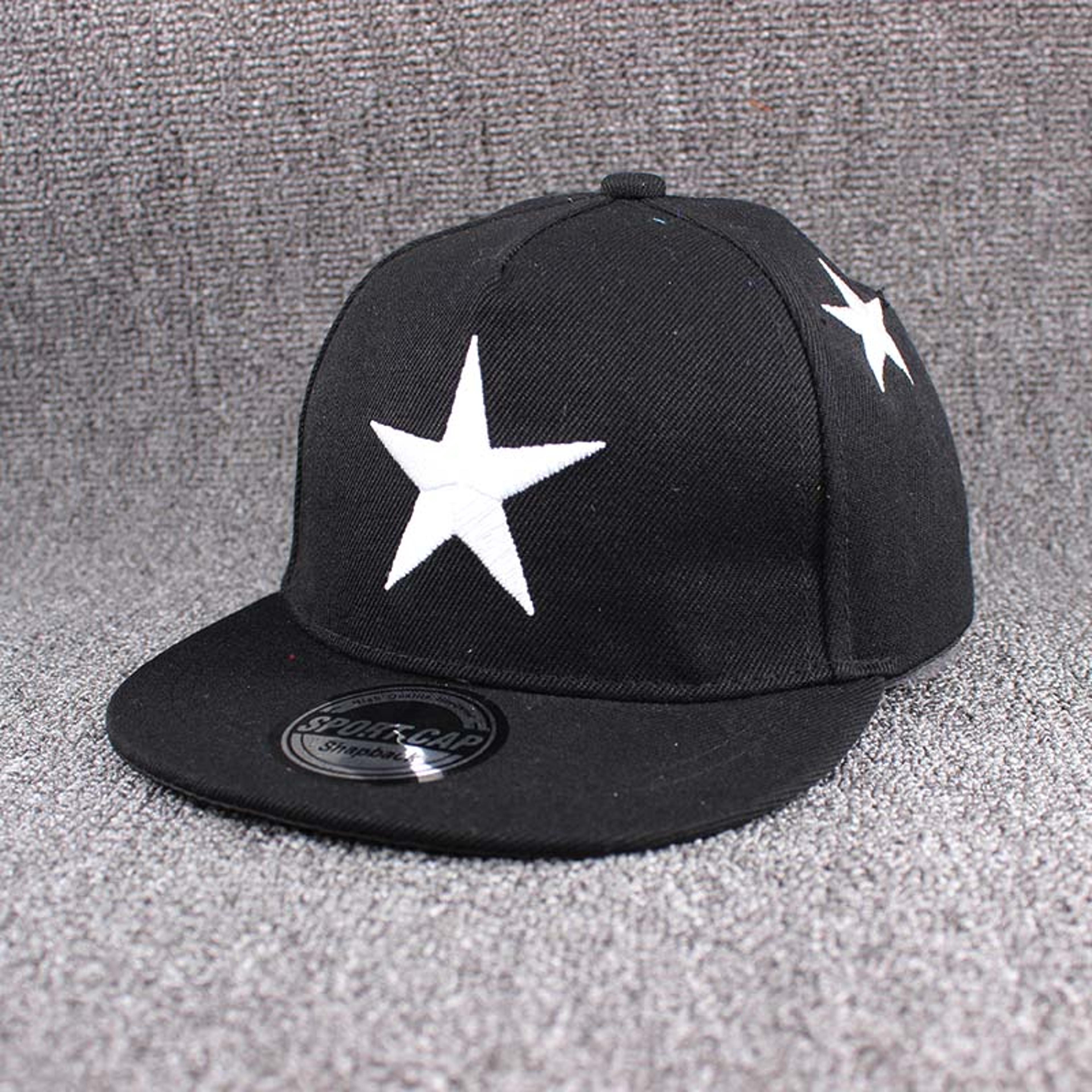 Kids Star Baseball Cap Adjustable Snapback Sun Hat For Boys And Girls 5