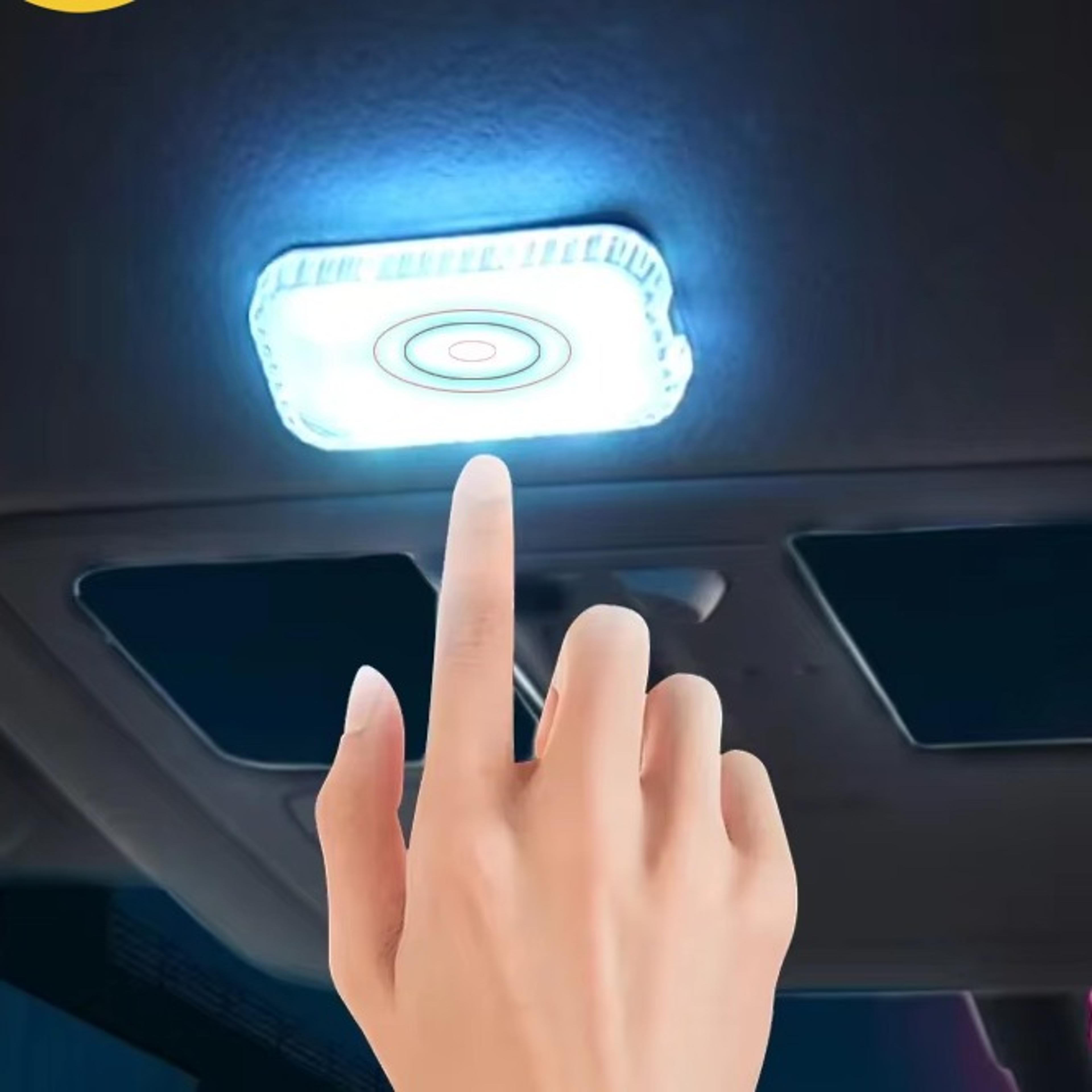 Wireless LED Touch Car Interior Light USB Rechargeable Mini Reading Lampjpg