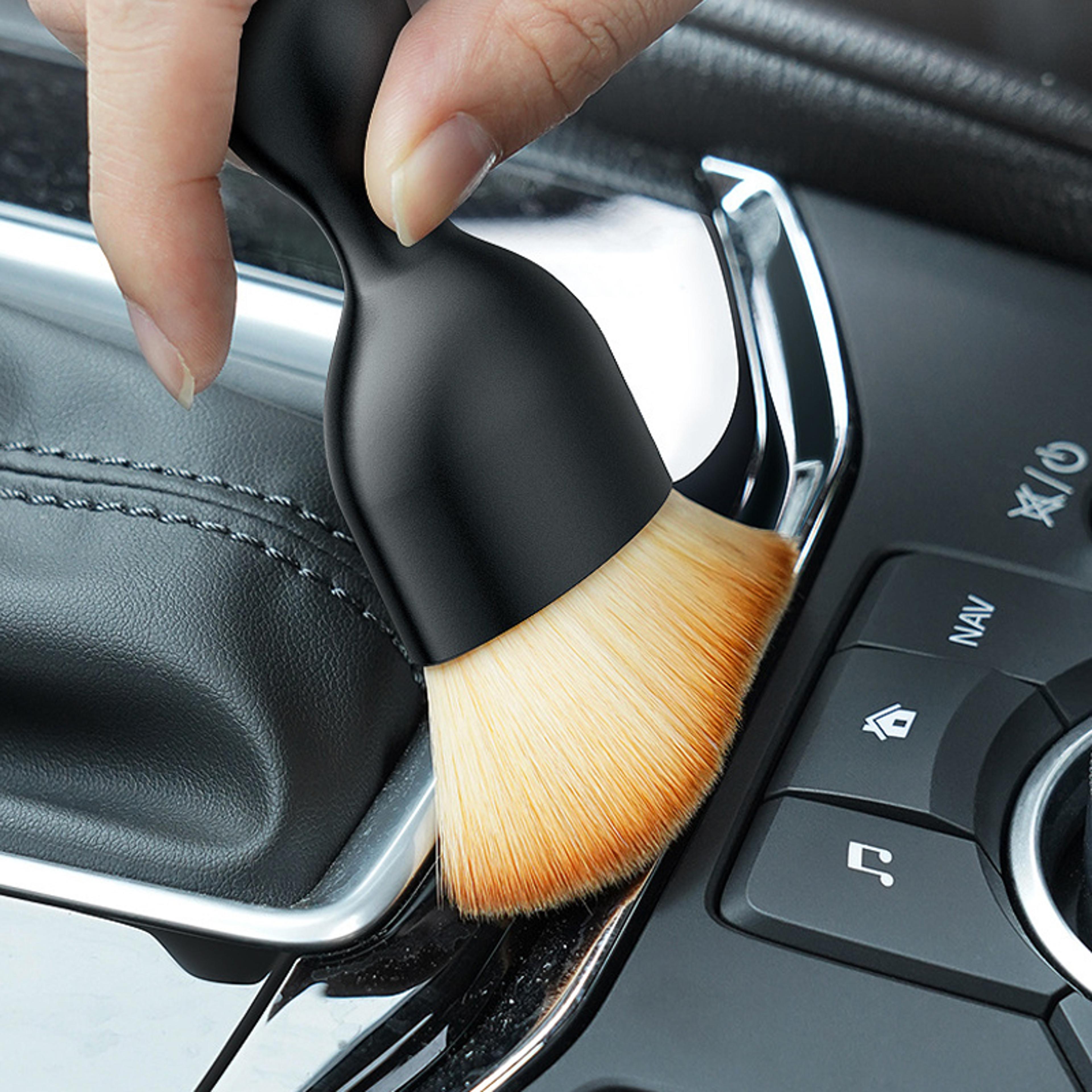 Soft Car Air Vent Cleaning Brush With Protective Case For Interior Detailing 3