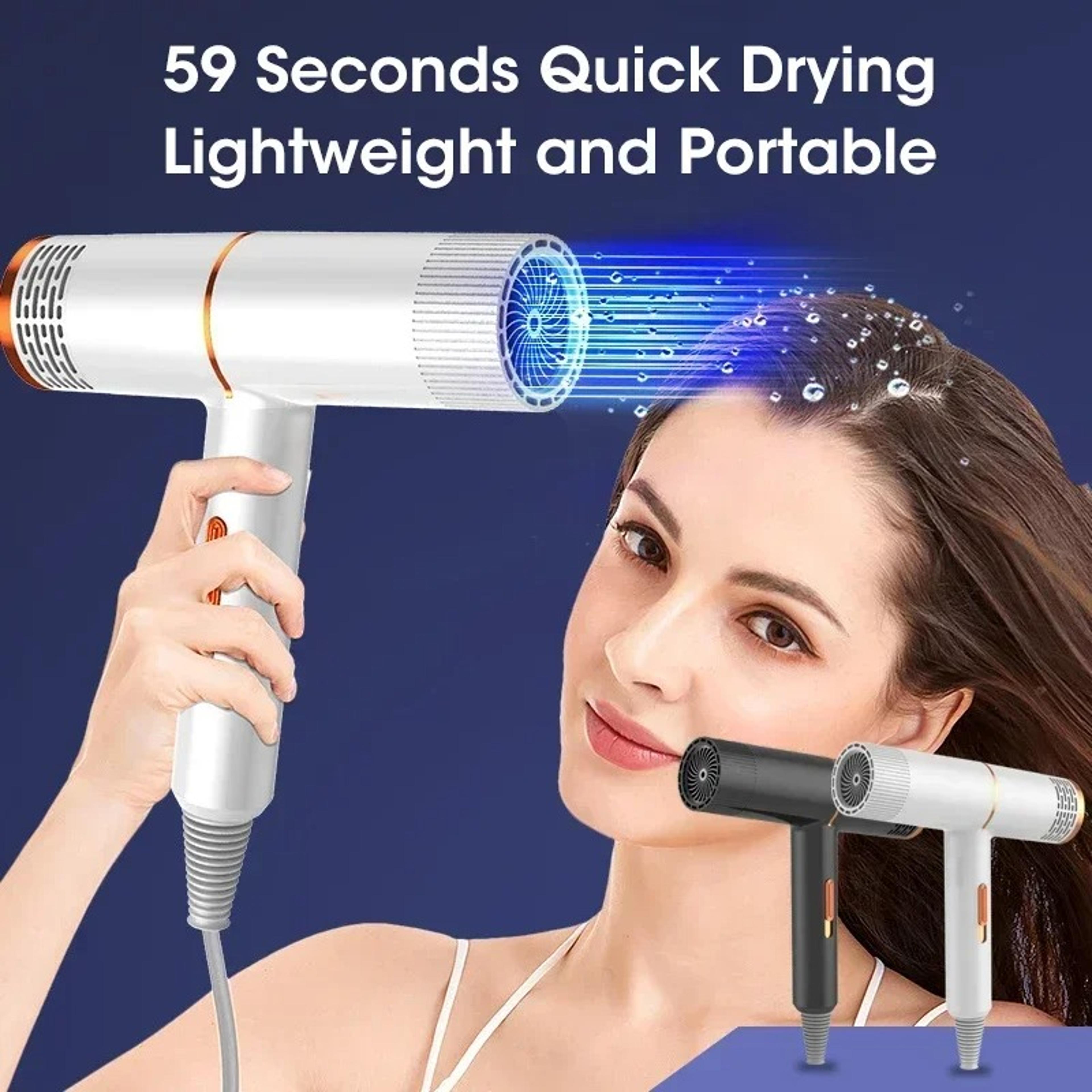 Salon Grade Negative Ionic Hair Dryer With Strong Wind Hot And Cold Air 5