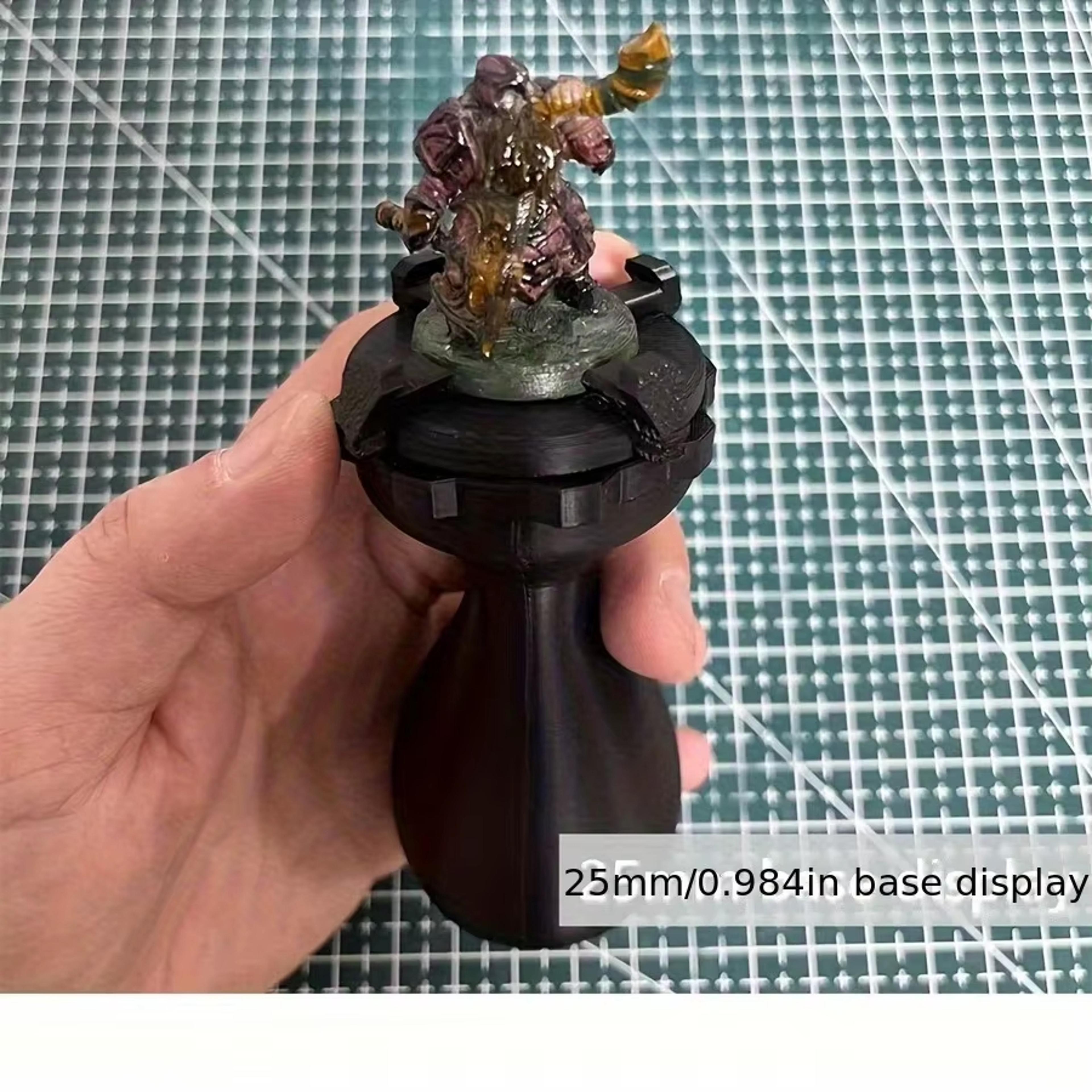 Ergonomic Miniature Painting Handle With Adjustable Clamp Holder 1