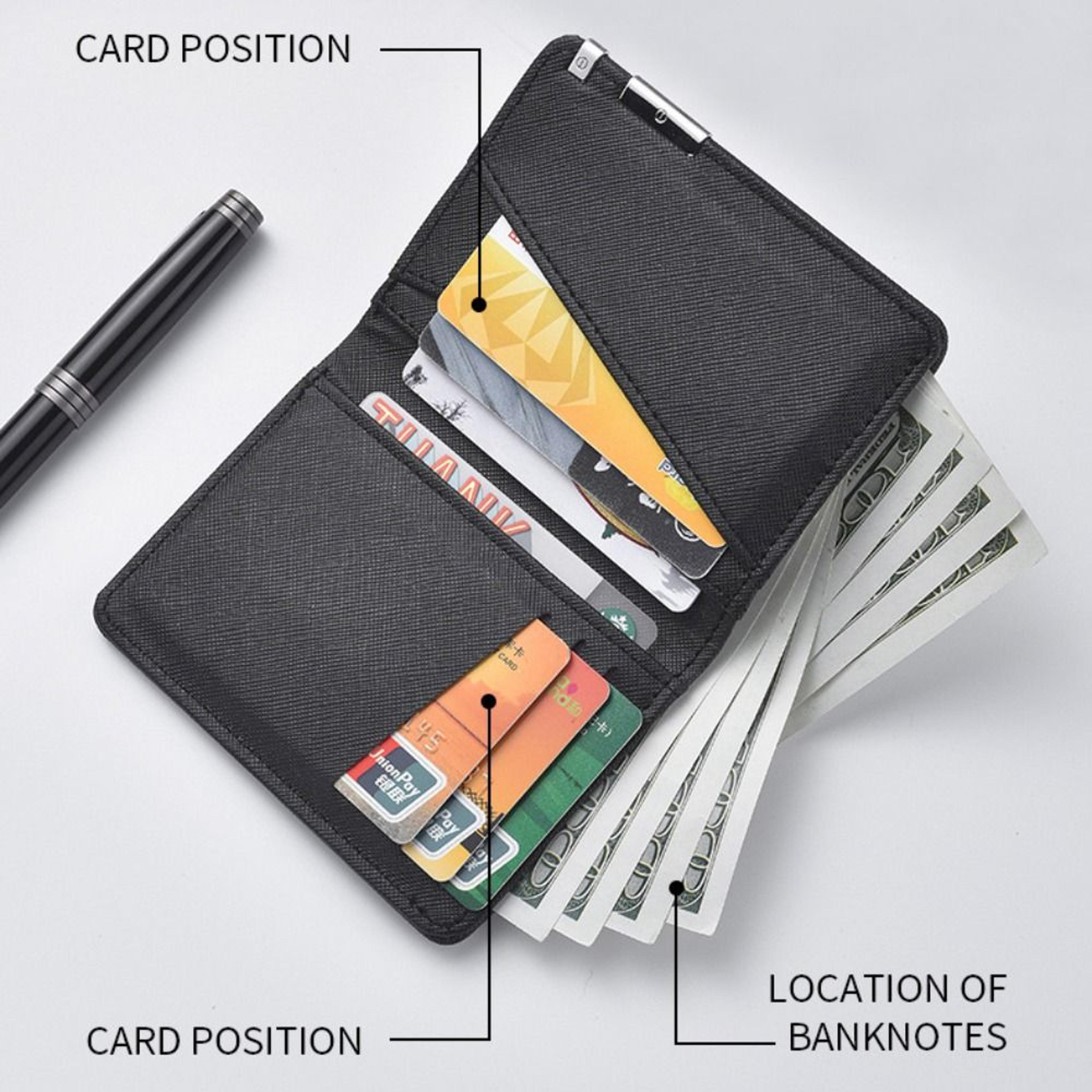 Retro Slim PU Leather Bifold Wallet With Multiple Pockets And Coin Storage 2