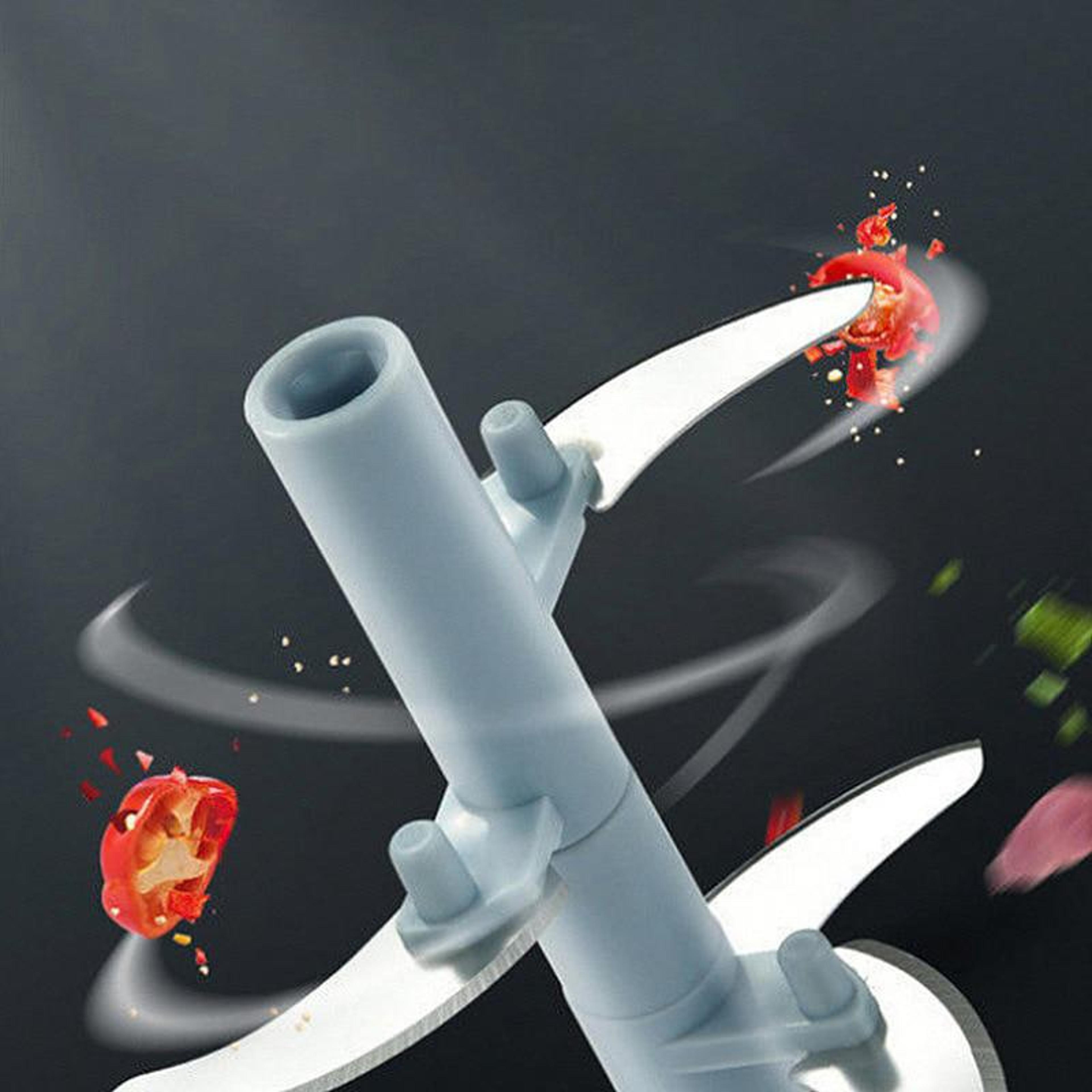 Manual Food Chopper Pull String Garlic Chopper Vegetable And Meat Mincer 2
