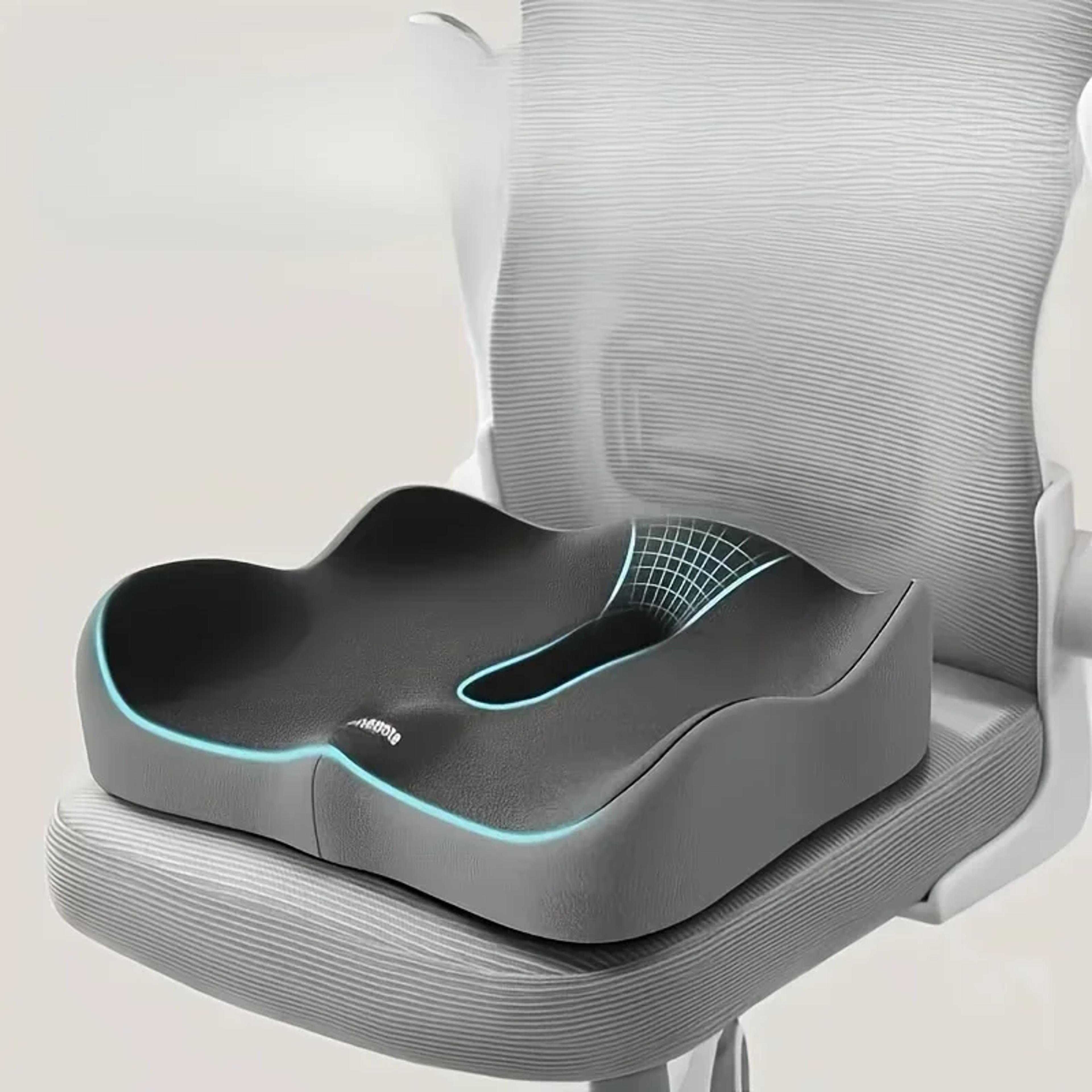 ergonomic memory foam seat cushion for office chair and car comfort