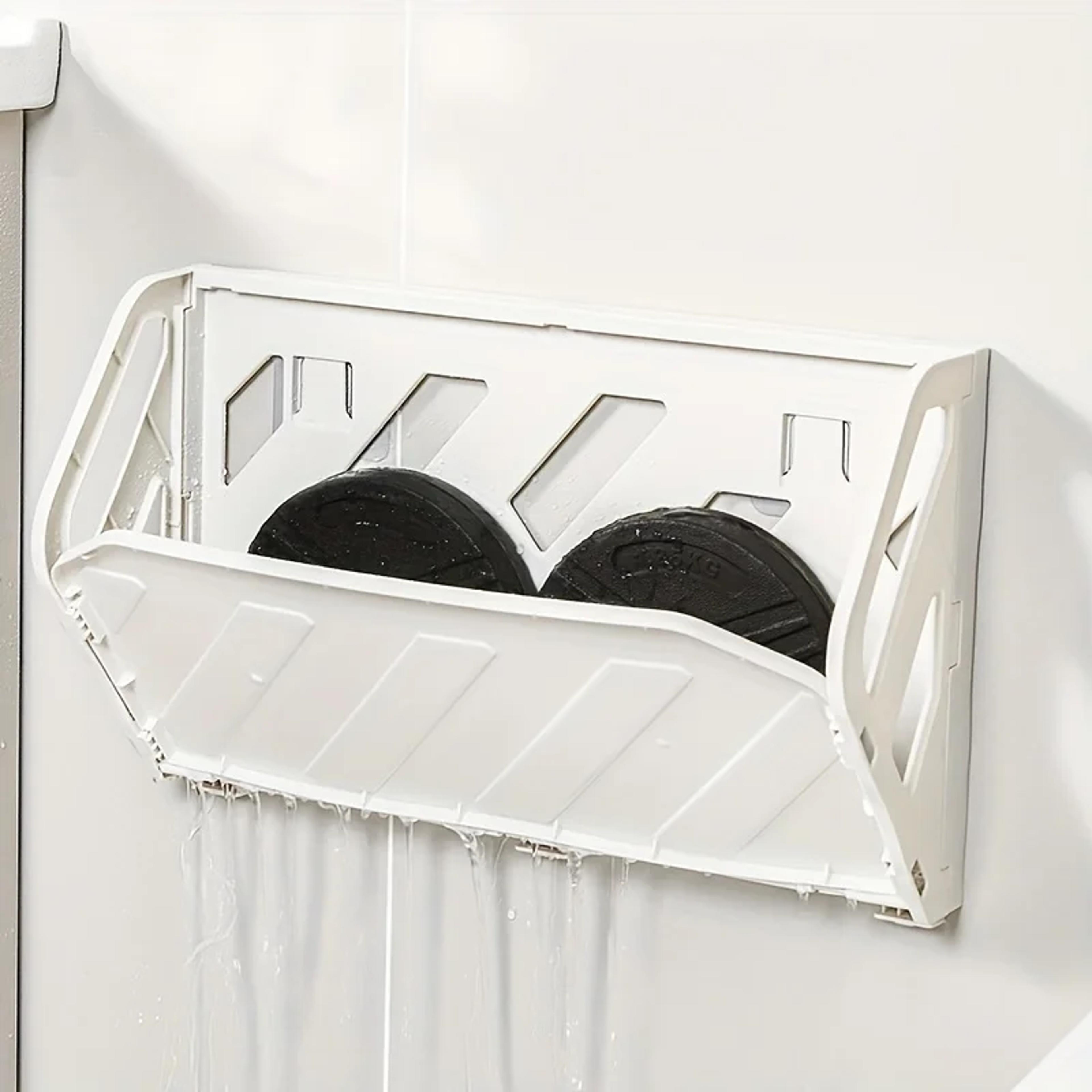 Wall Mounted Foldable Shoe Rack No Drill Space Saving Shoe Organizer 1