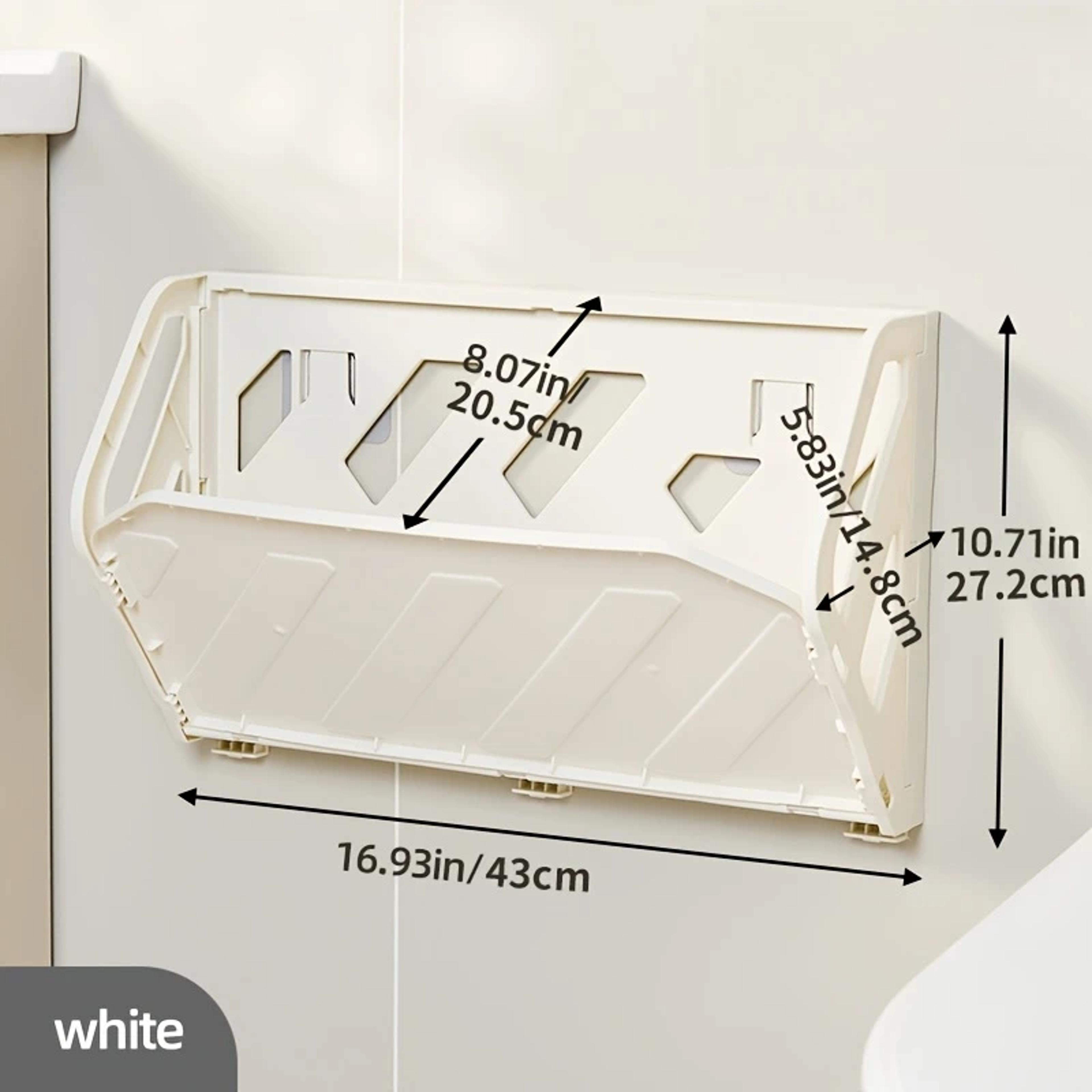 Wall Mounted Foldable Shoe Rack No Drill Space Saving Shoe Organizer 5